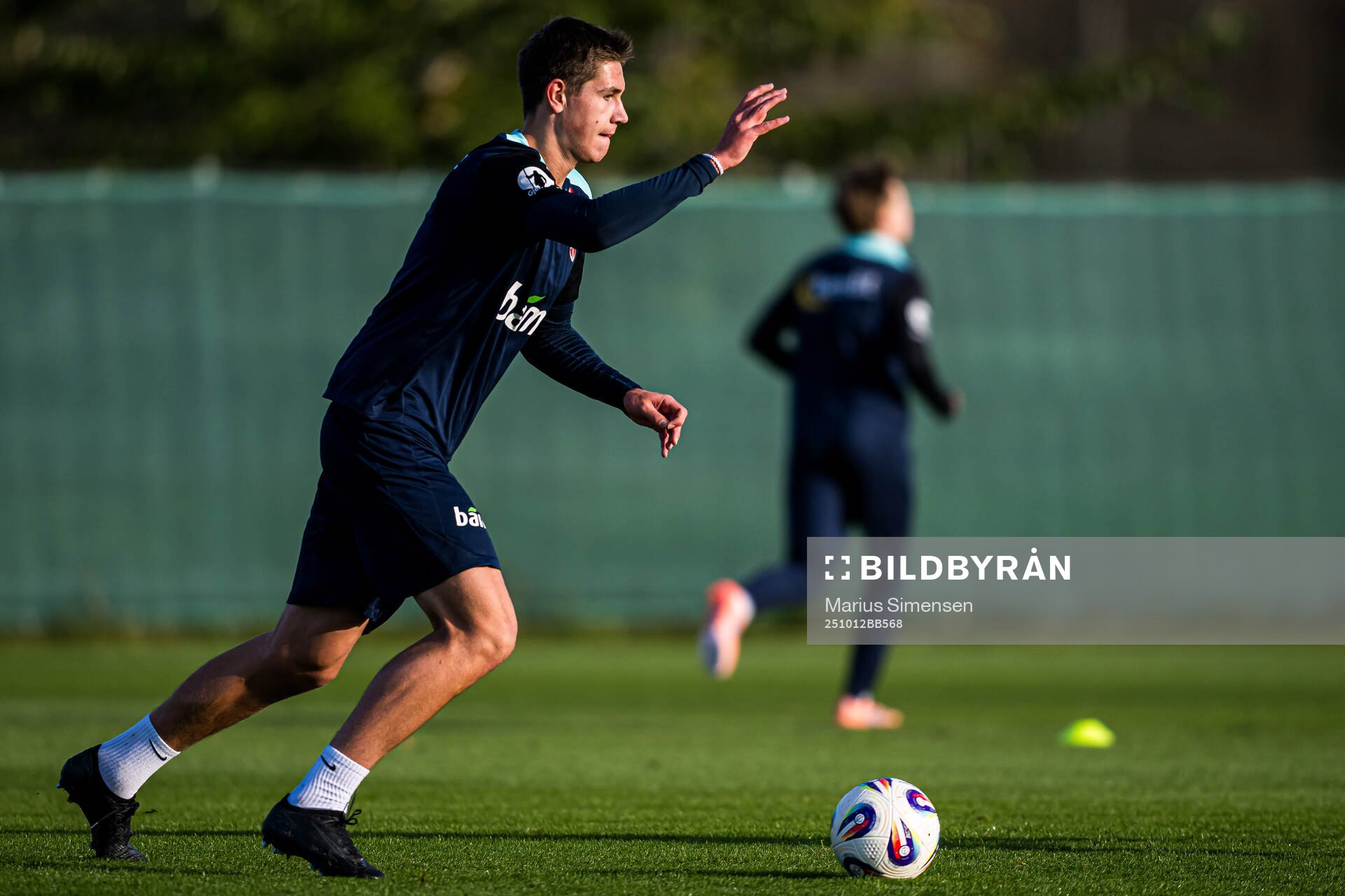Eivind Helland of the Norwegian national football team
