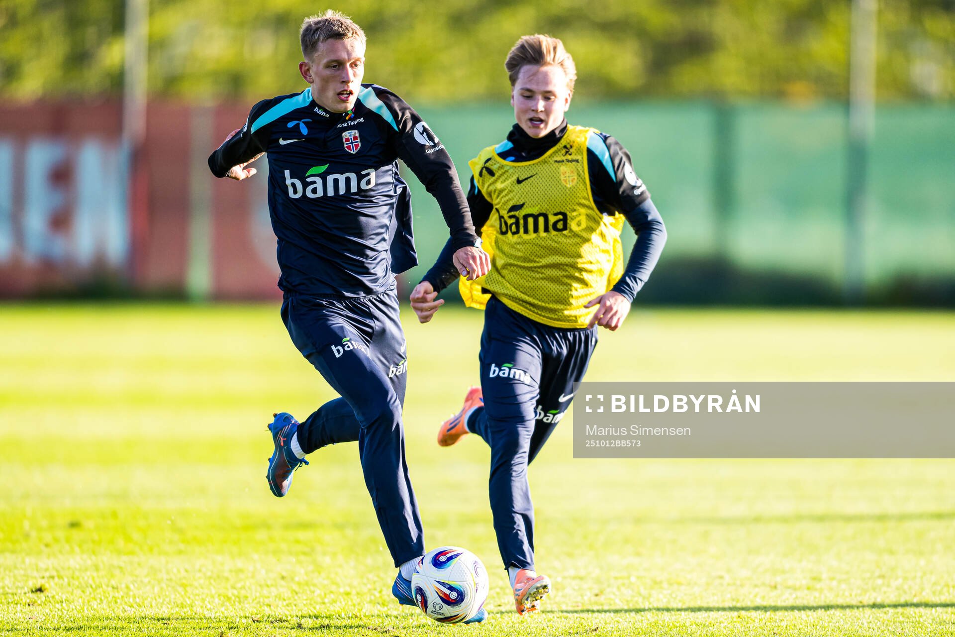 Marcus Holmgren Pedersen of the Norwegian national football