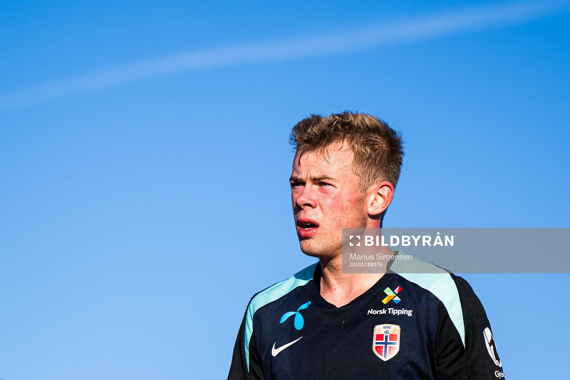 Aune Heggebø of the Norwegian national football team