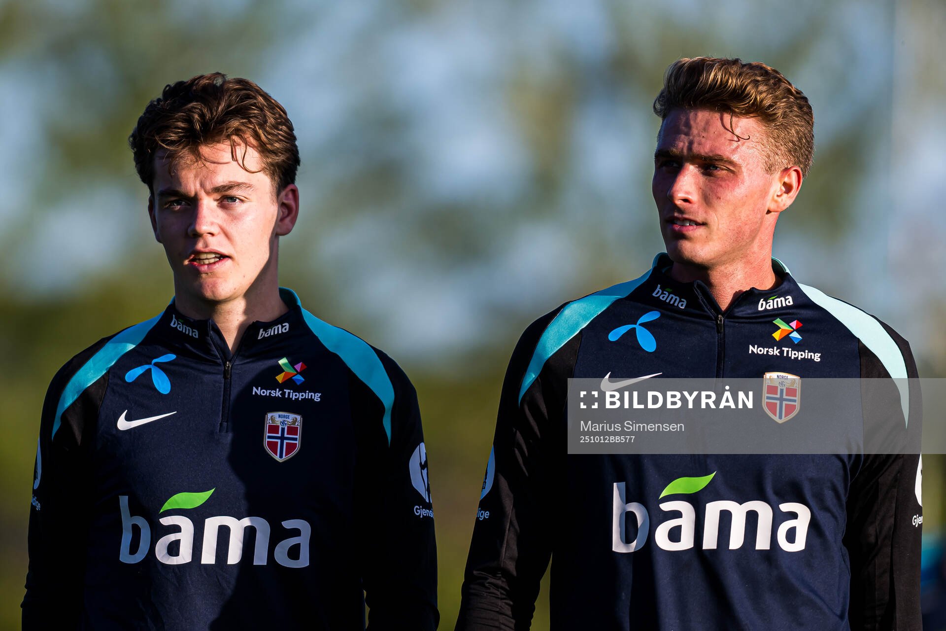 Sverre Nypan and Sebastian Sebulonsen of the Norwegian