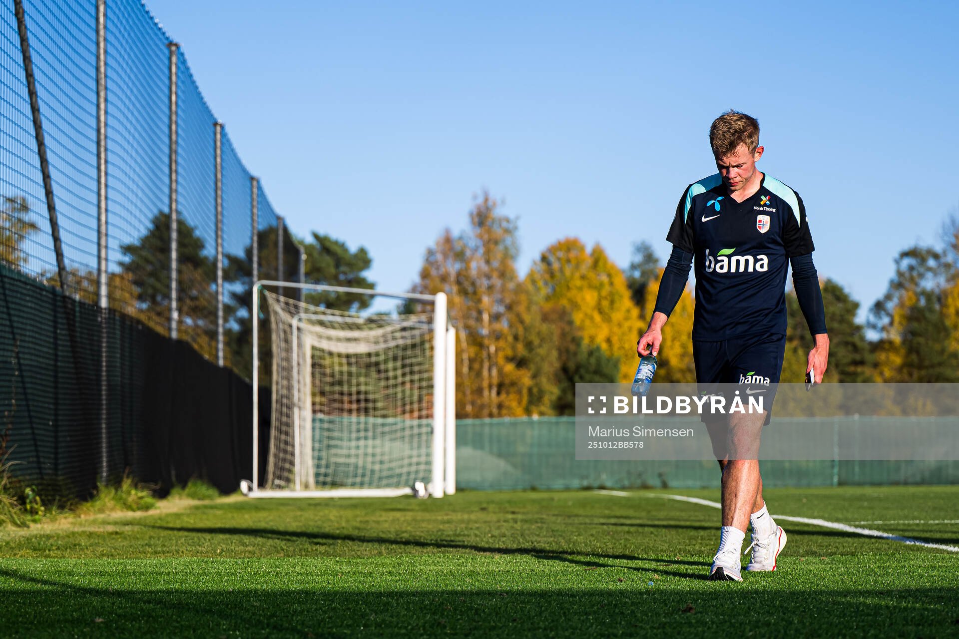 Aune Heggebø of the Norwegian national football team