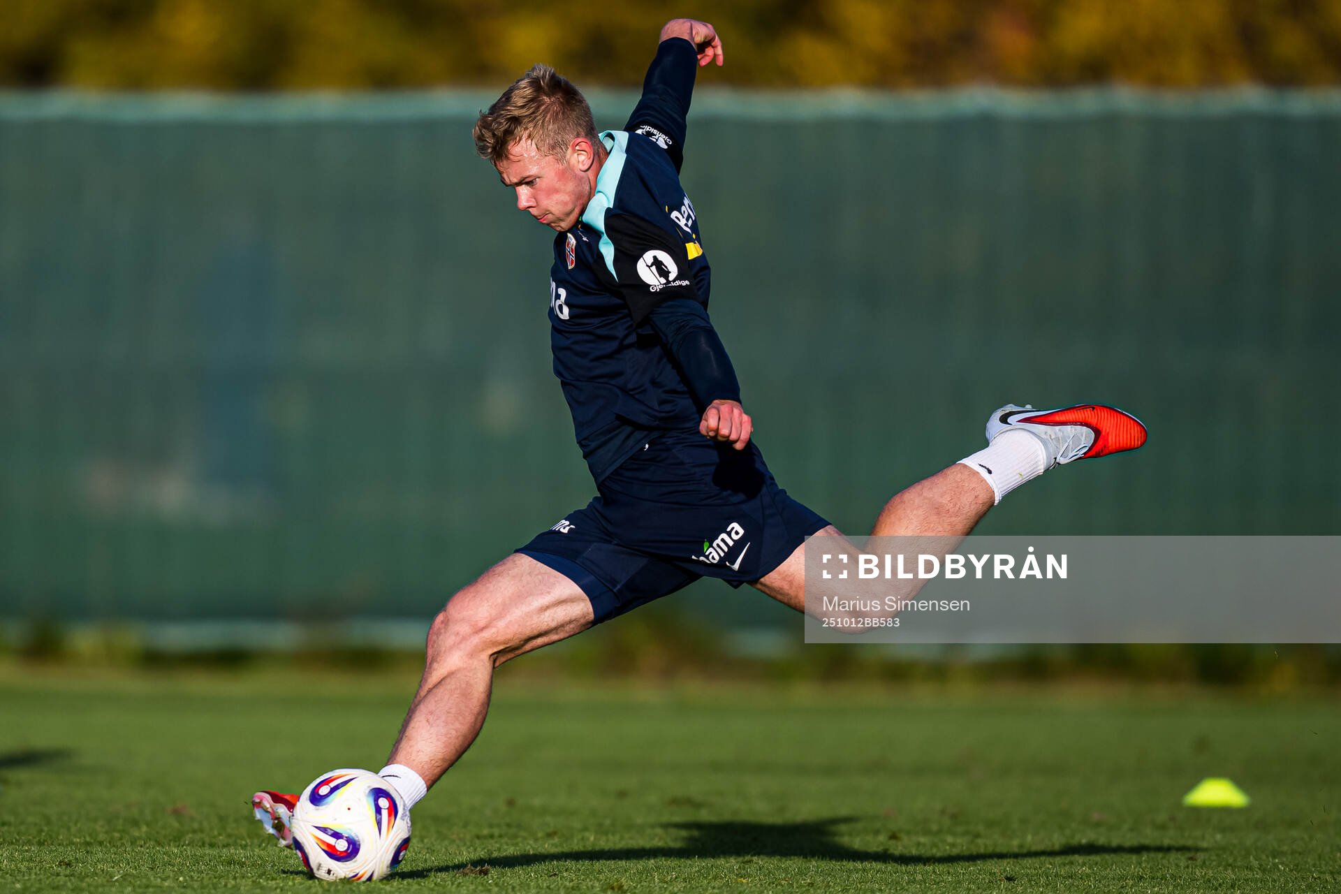 Aune Heggebø of the Norwegian national football team
