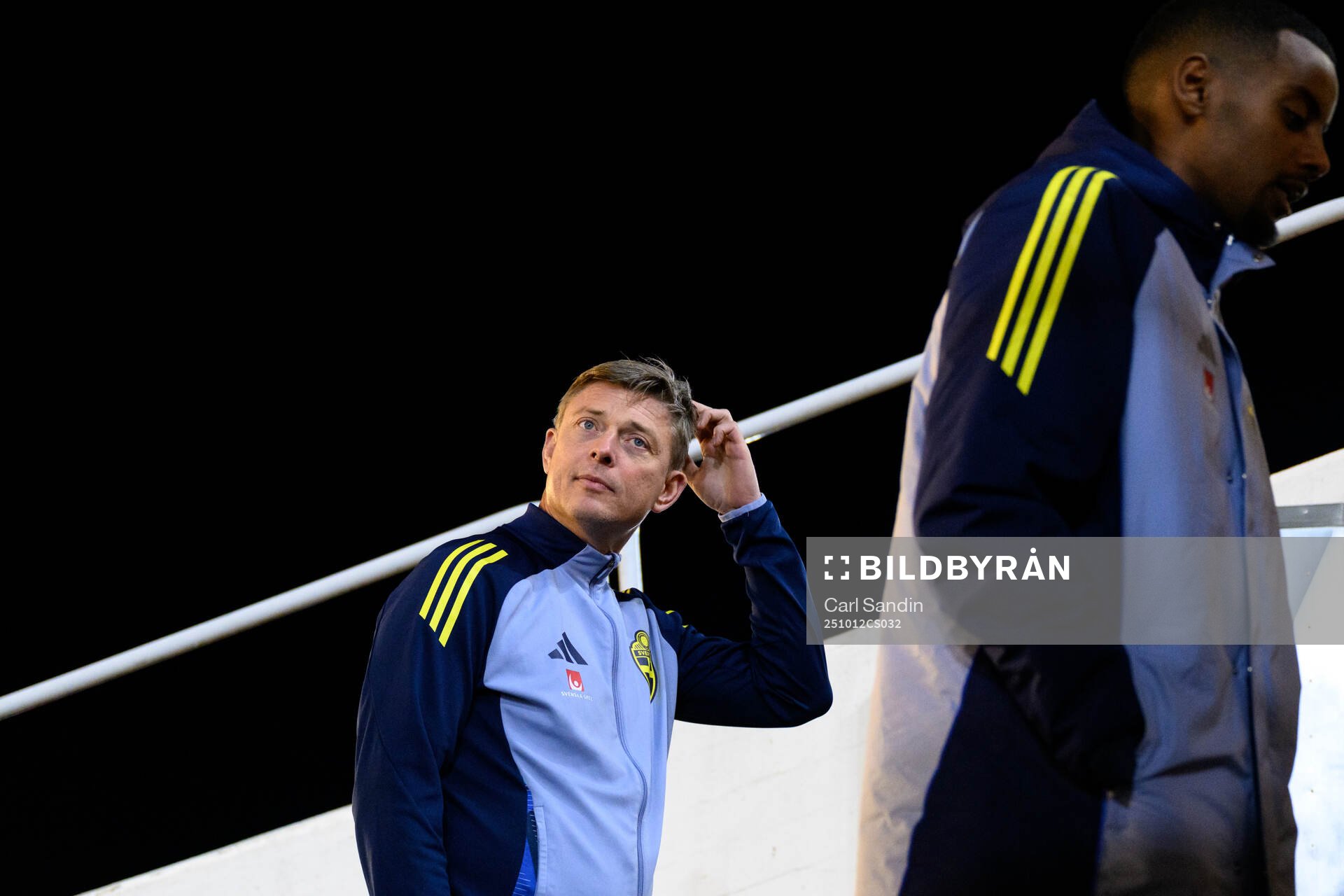 Head coach Jon Dahl Tomasson of the Swedish men's national