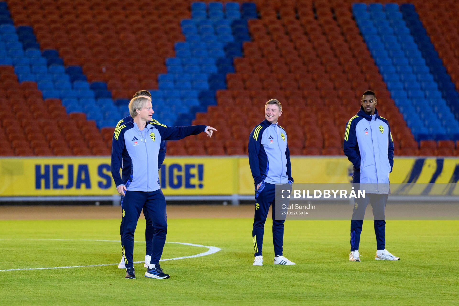 Head of delegation Stefan Pettersson, head coach Jon Dahl