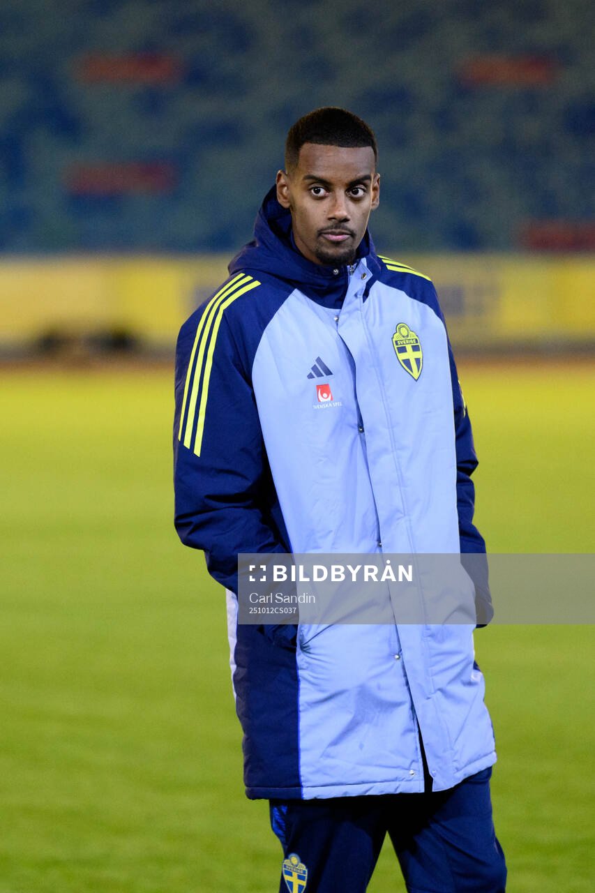 Alexander Isak of the Swedish men's national football team