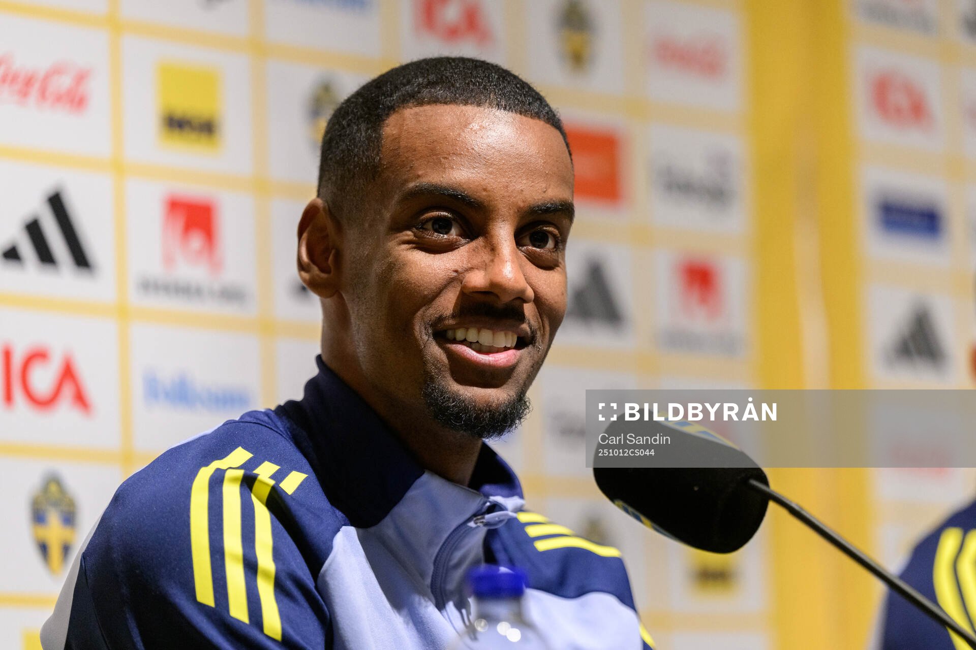 Alexander Isak of the Swedish men's national football team