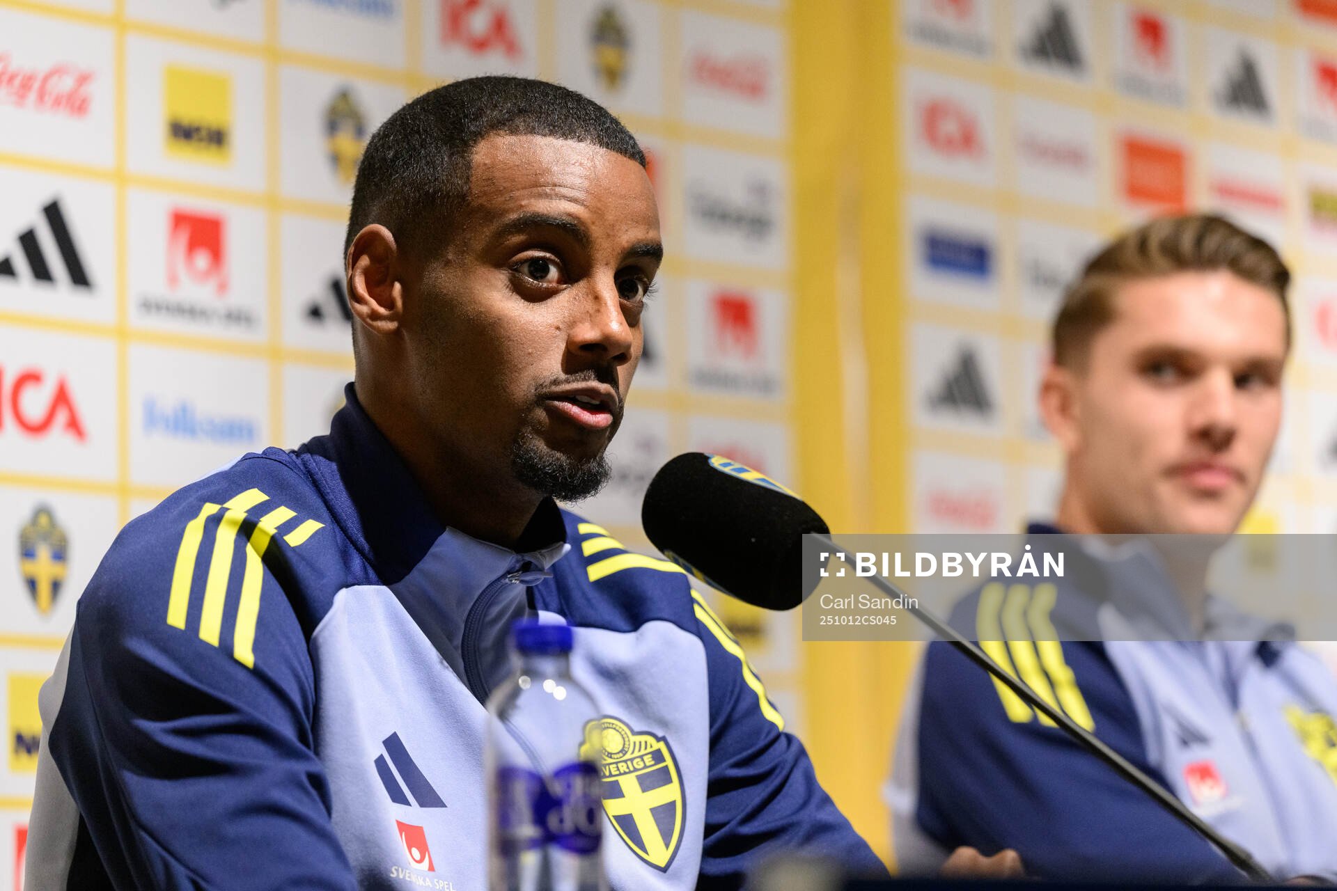 Alexander Isak of the Swedish men's national football team