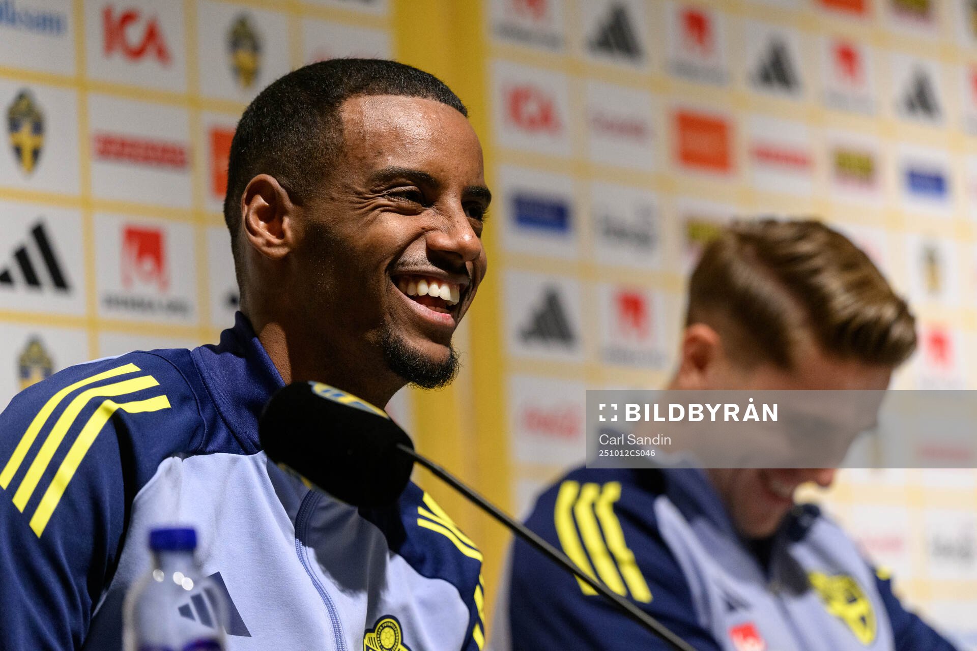 Alexander Isak of the Swedish men's national football team