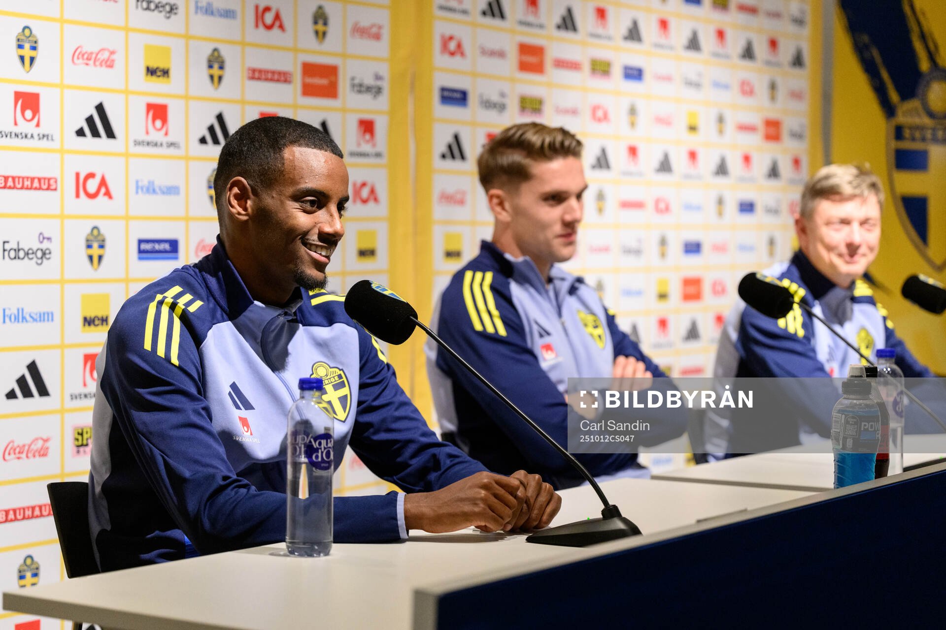 Alexander Isak of the Swedish men's national football team