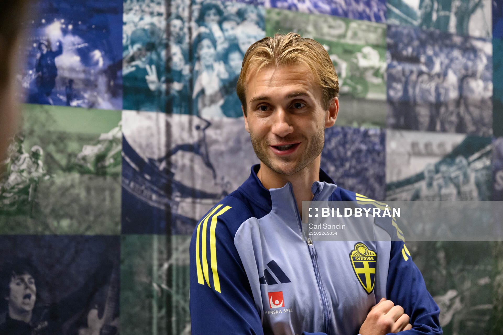 Benjamin Nygren of the Swedish men's national football team