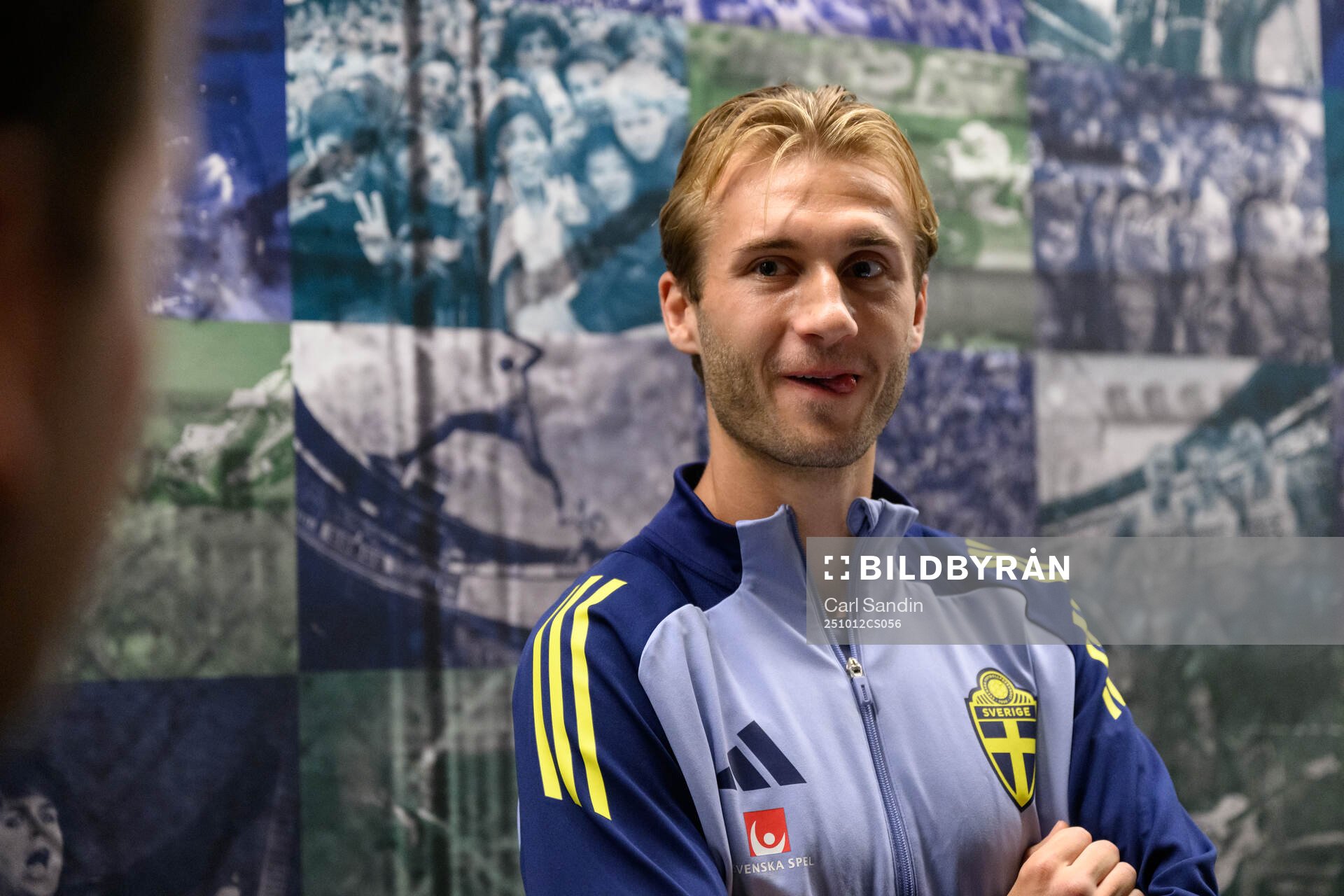 Benjamin Nygren of the Swedish men's national football team
