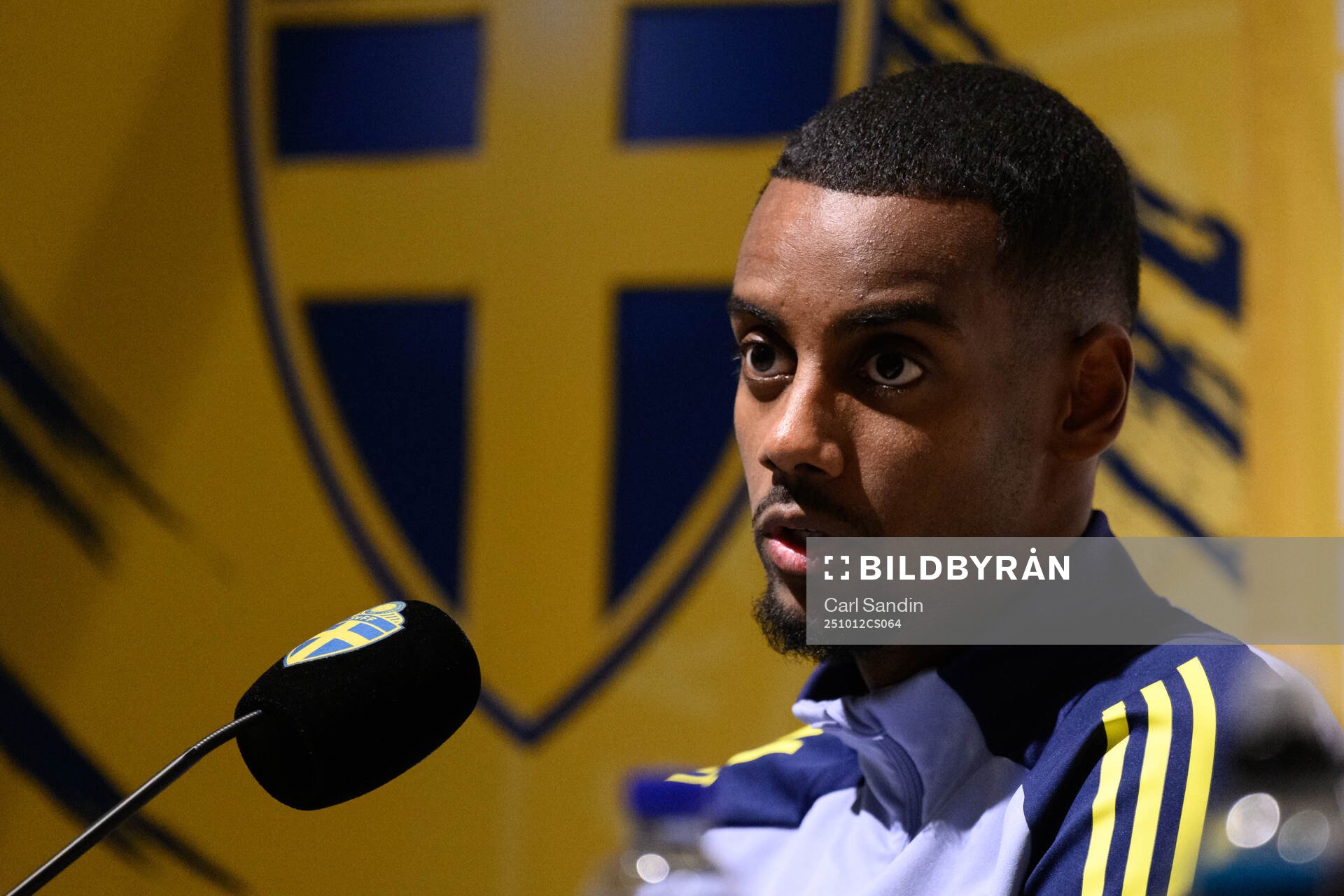 Alexander Isak of the Swedish men's national football team