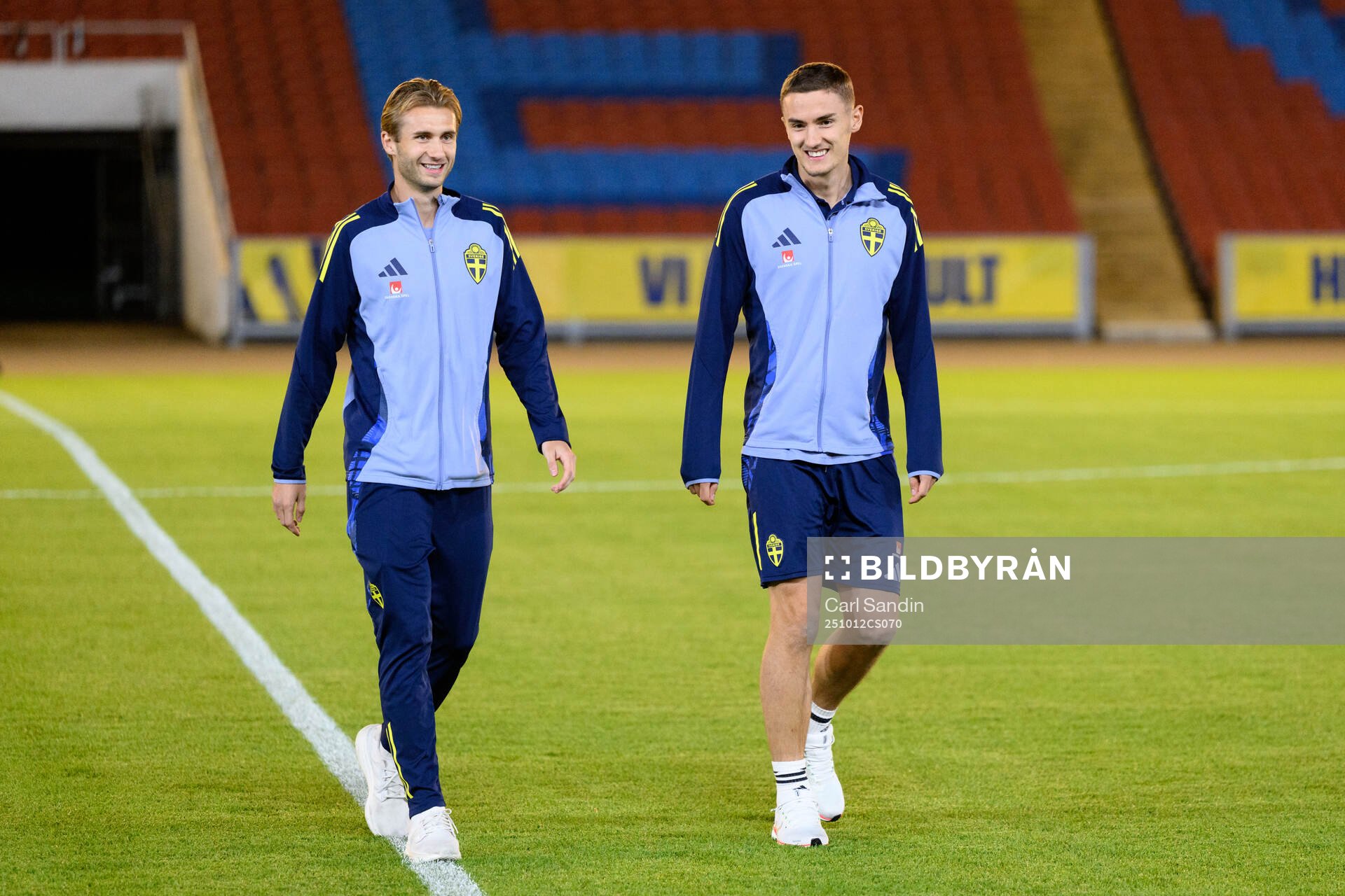 Benjamin Nygren and Gustaf Lagerbielke of the Swedish men's