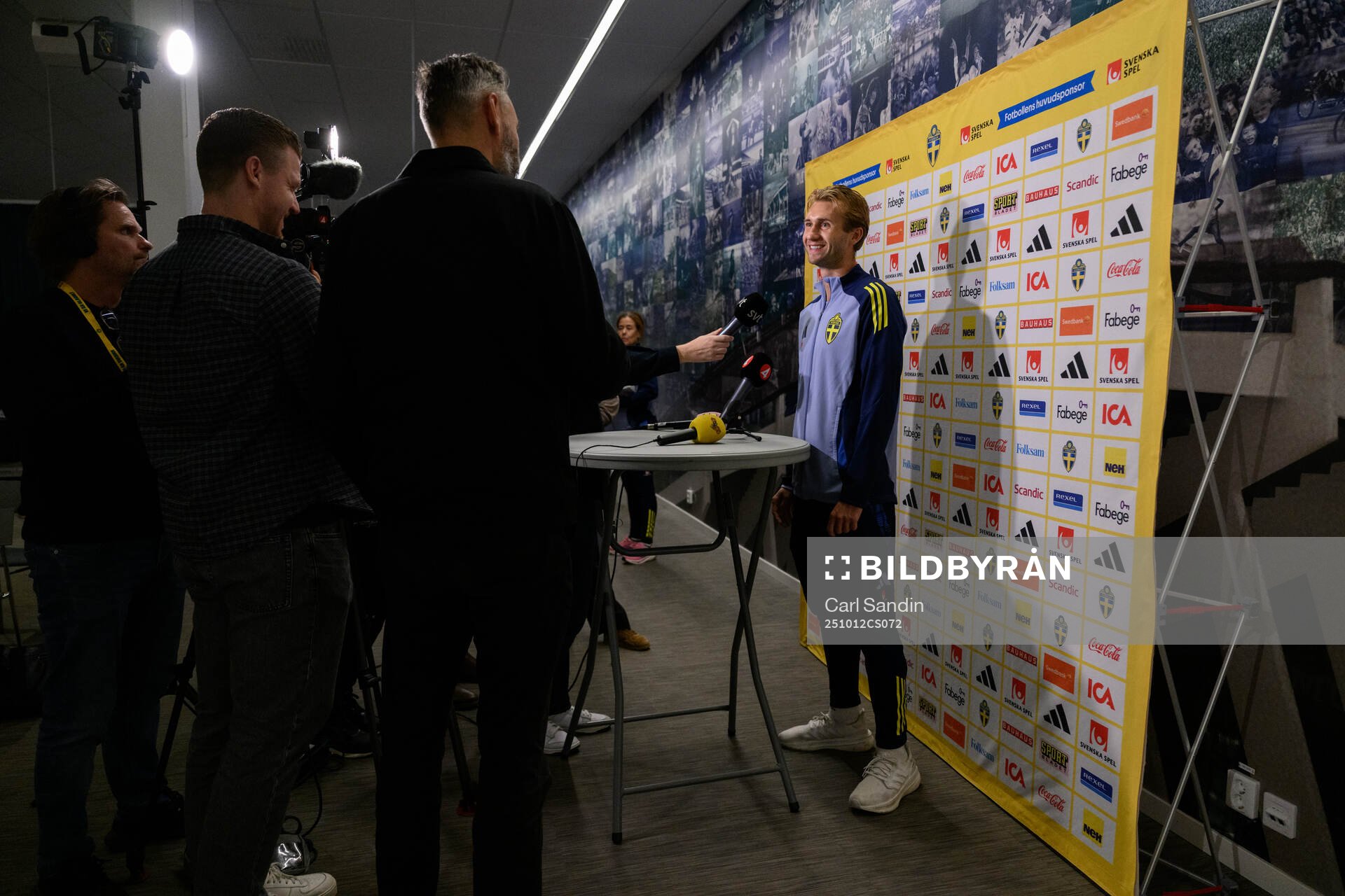 Benjamin Nygren of the Swedish men's national football team