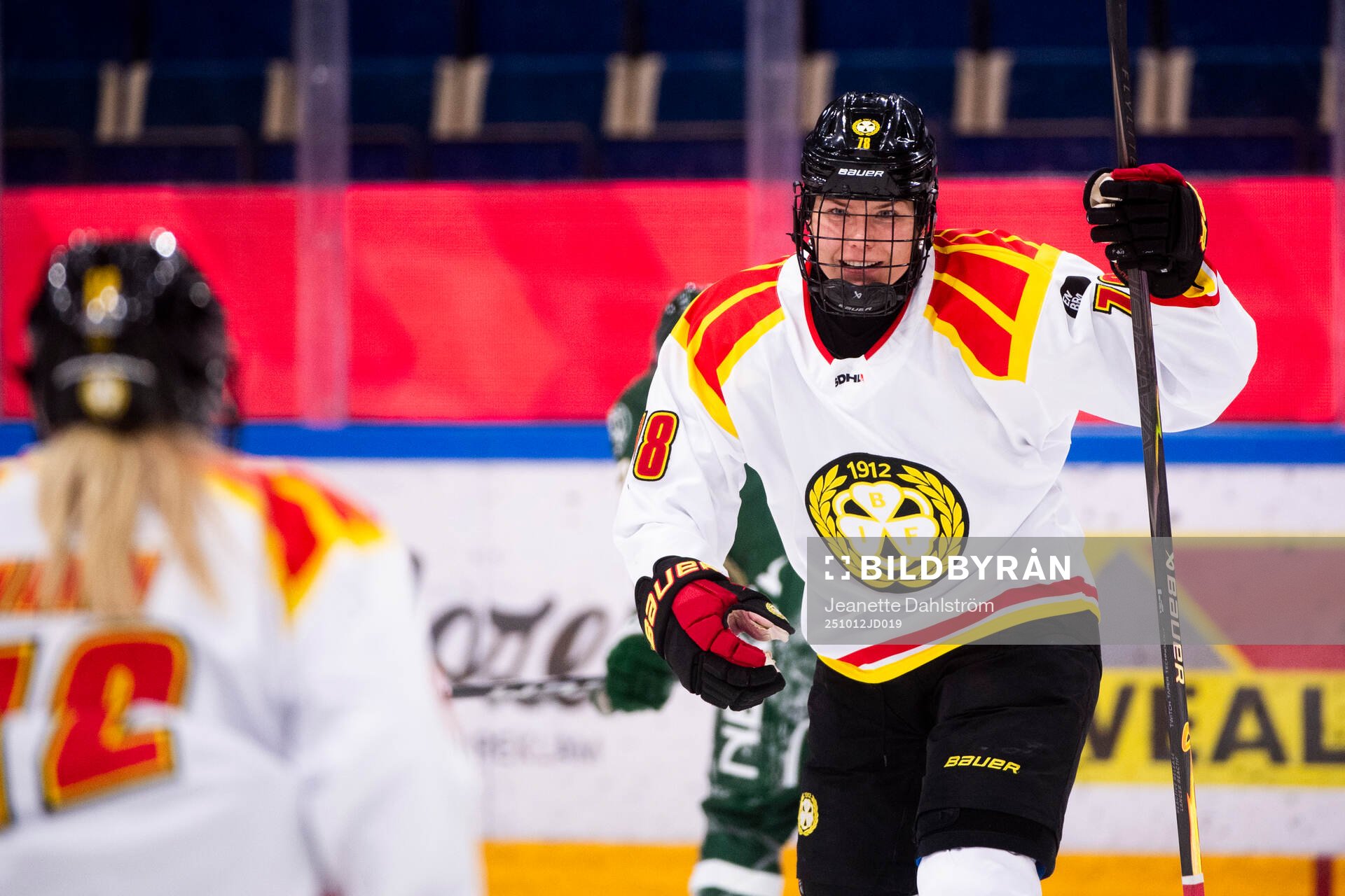 Brynäs Elin Svensson jublar