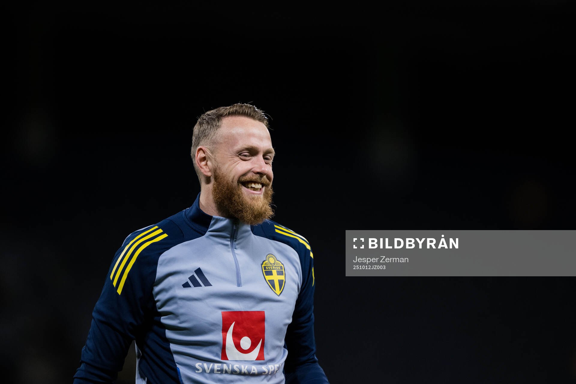 goalkeeper Viktor Johansson of the Swedish men’s national