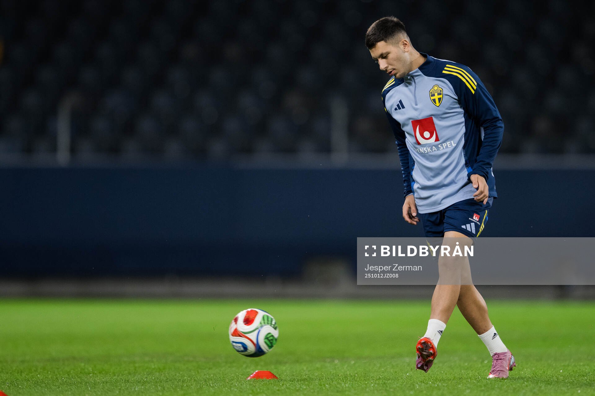 Roony Bardghji of the Swedish men’s national football