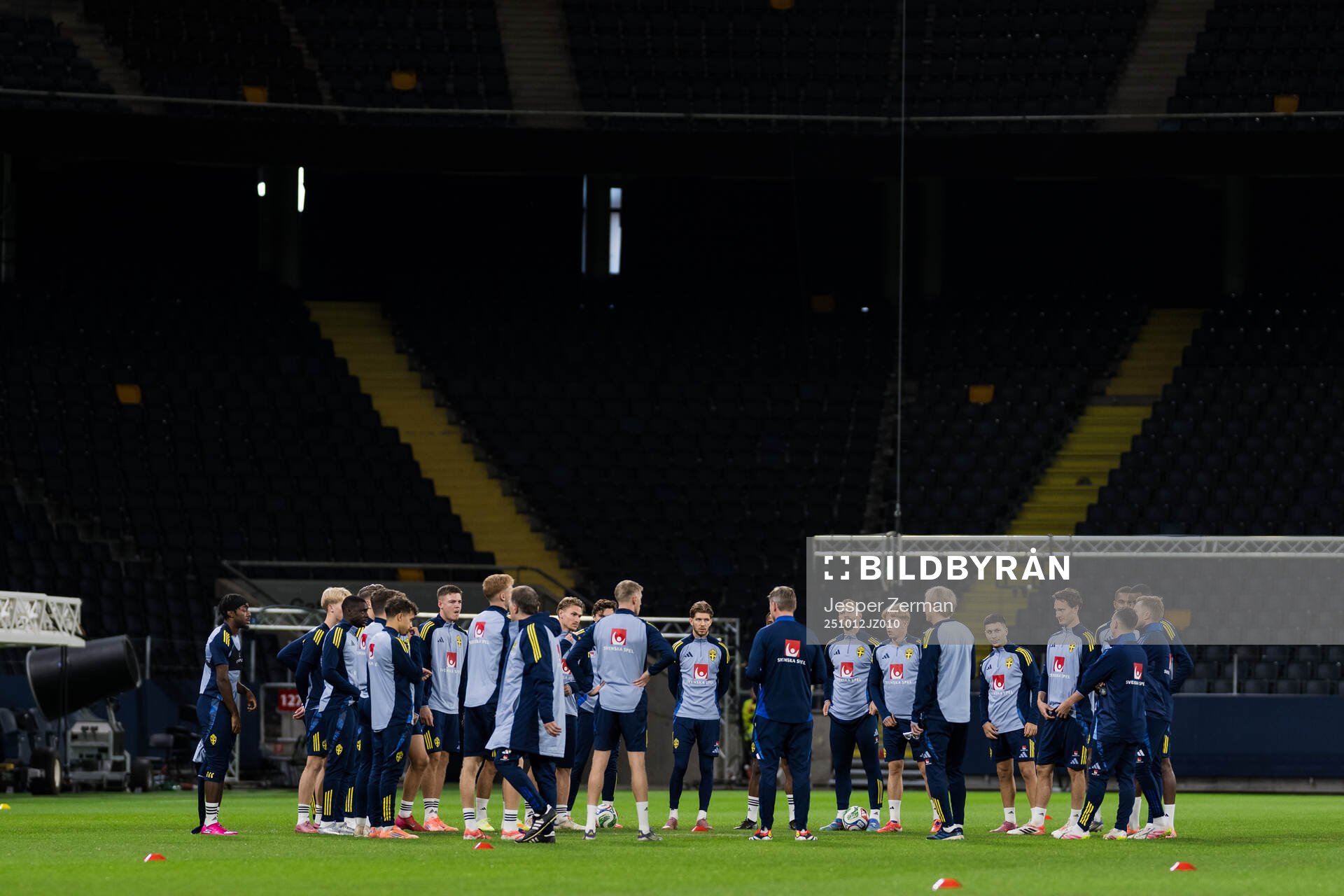 Players of the Swedish men’s national football team at a