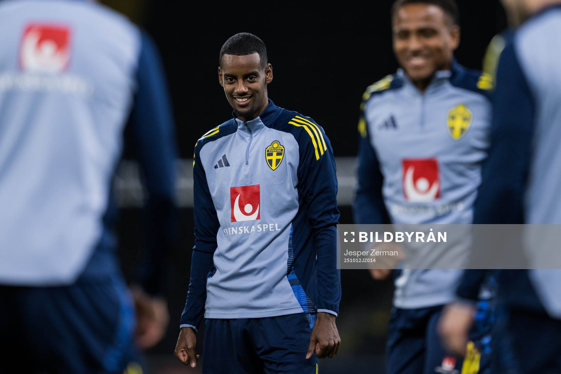 Alexander Isak of the Swedish men’s national football