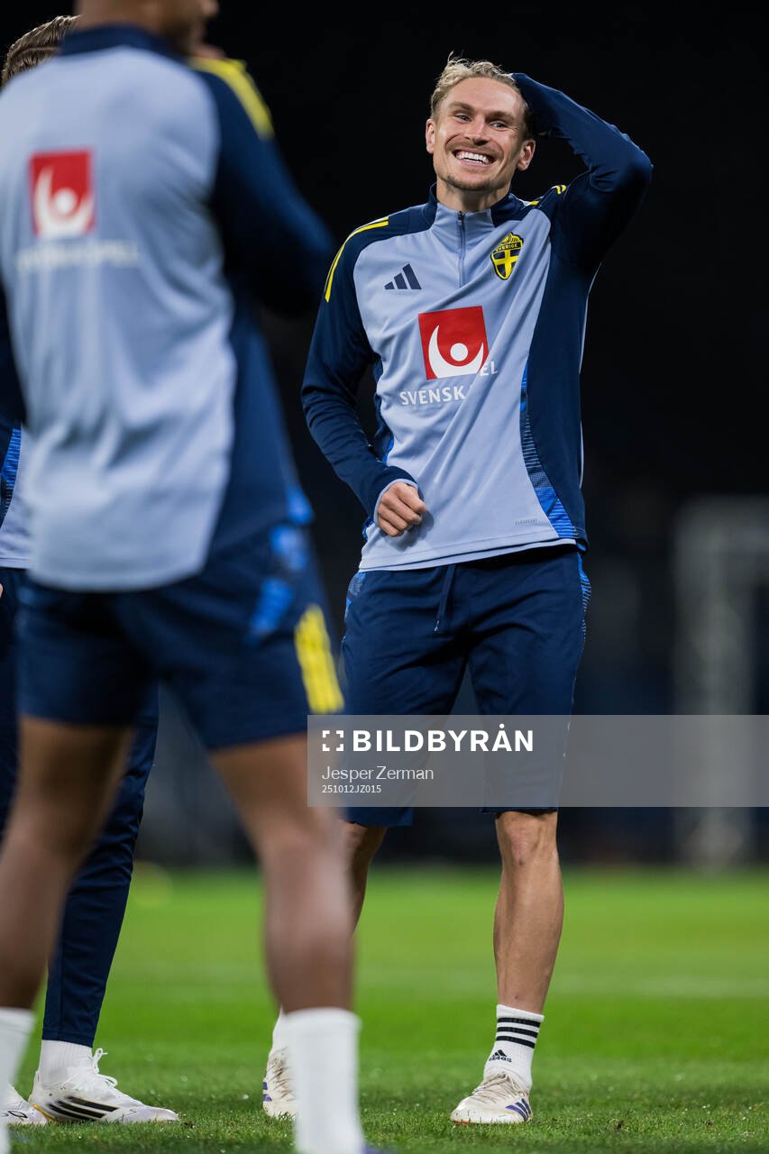 Carl Starfelt of the Swedish men’s national football team
