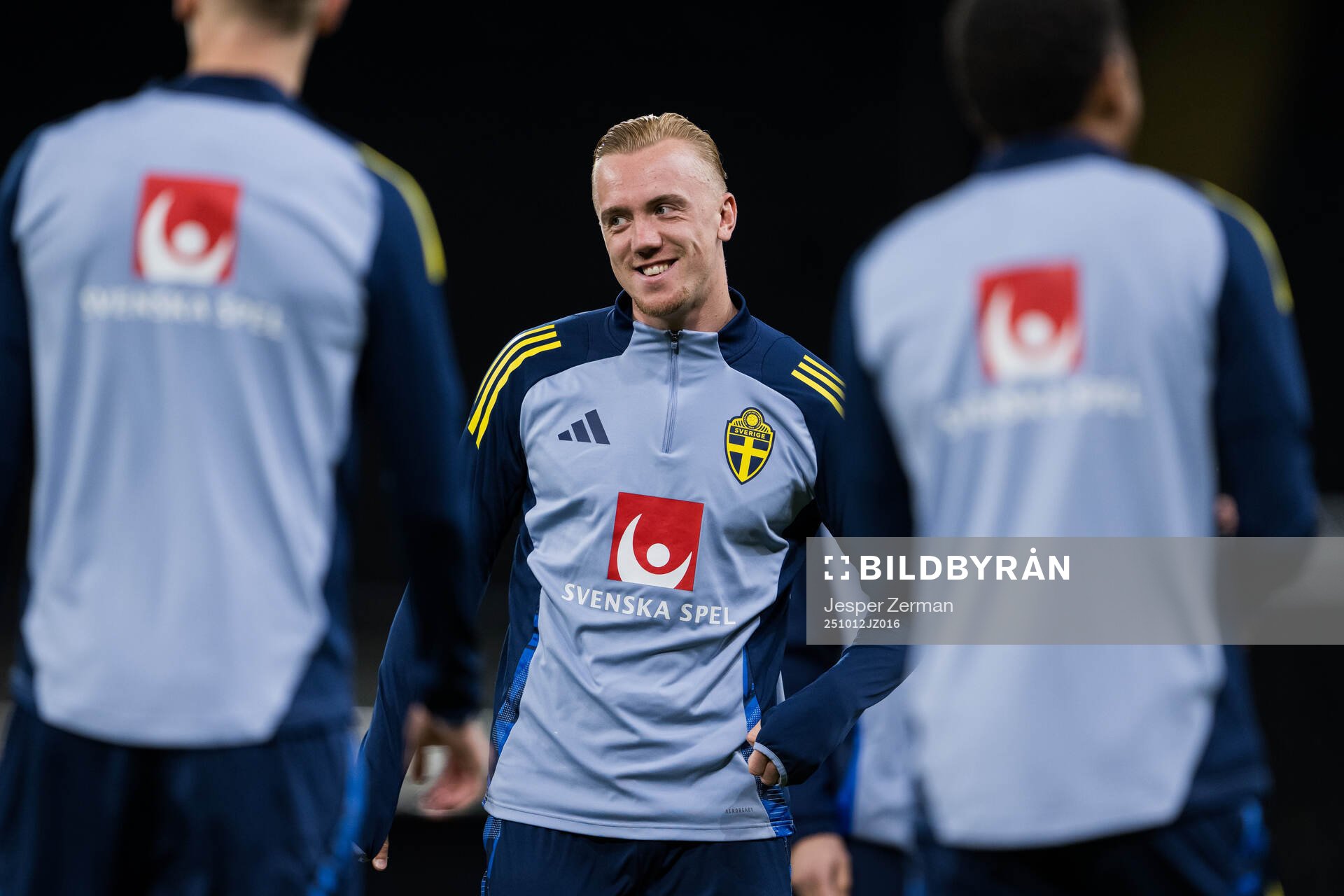 Isac Lidberg of the Swedish men’s national football team