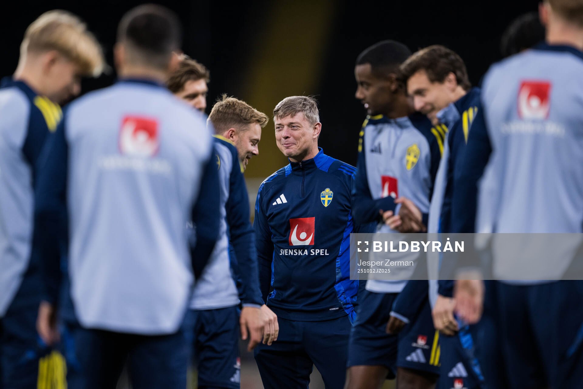 Head coach Jon Dahl Tomasson of the Swedish men’s