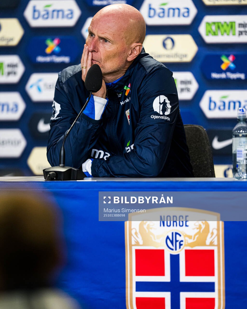 Head coach Ståle Solbakken of the Norwegian national