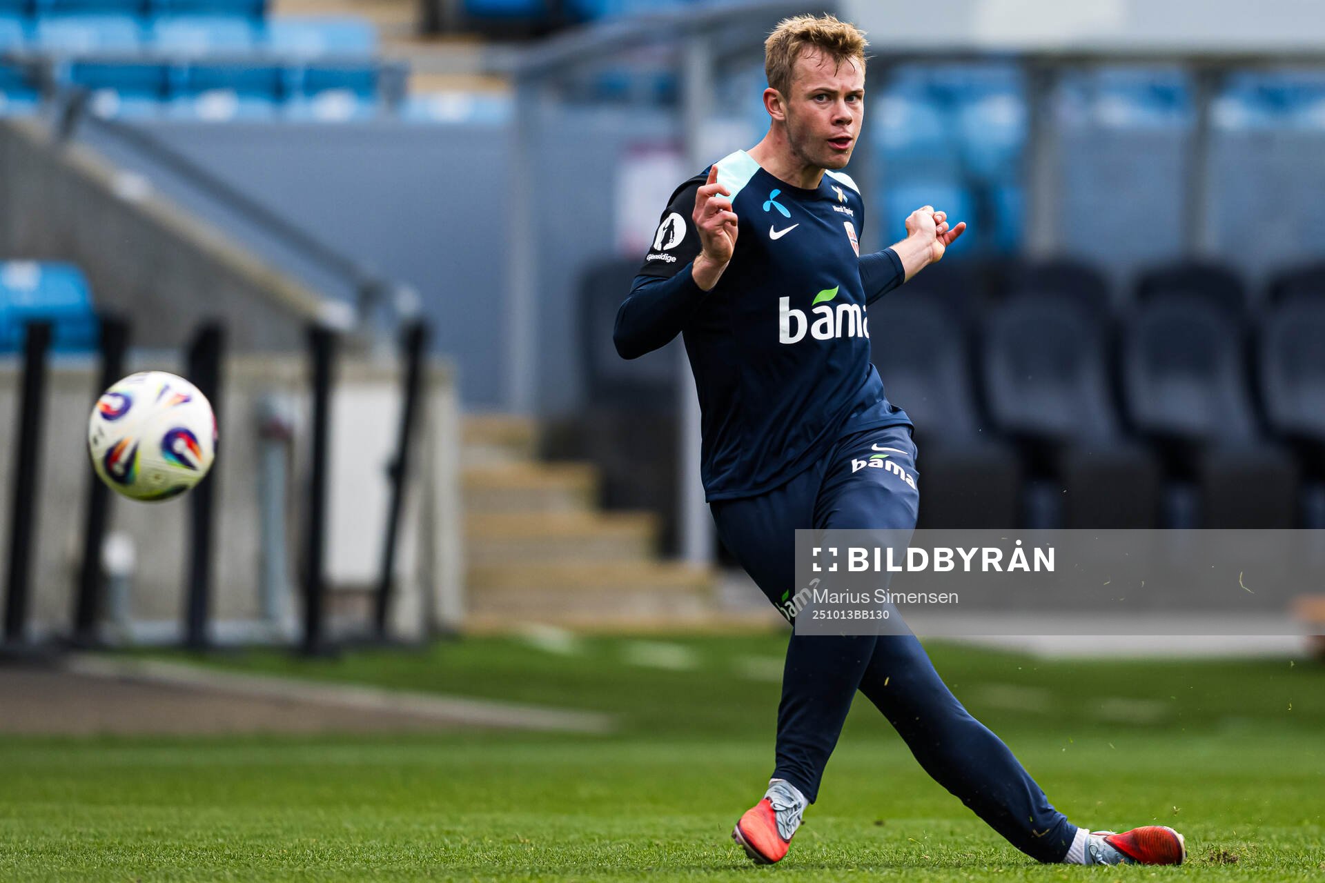 Aune Heggebø of the Norwegian national football team
