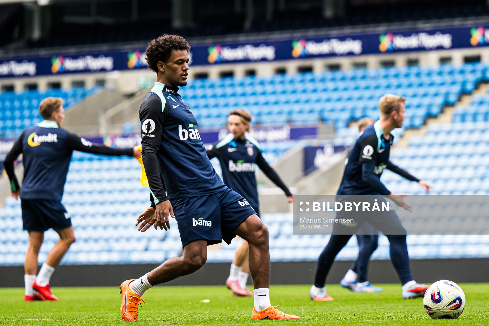 Oscar Bobb of the Norwegian national football team