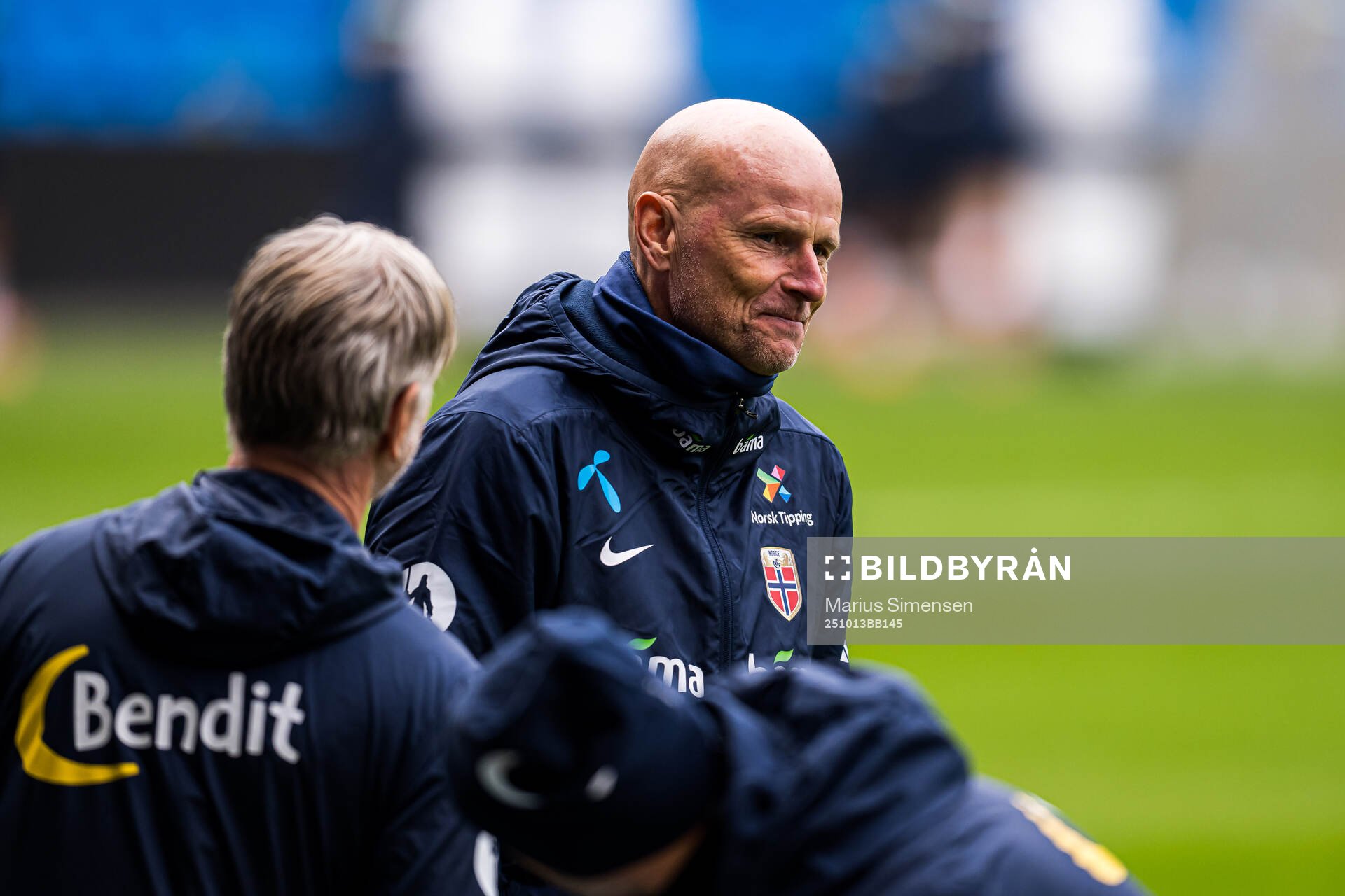 Head coach Ståle Solbakken of the Norwegian national
