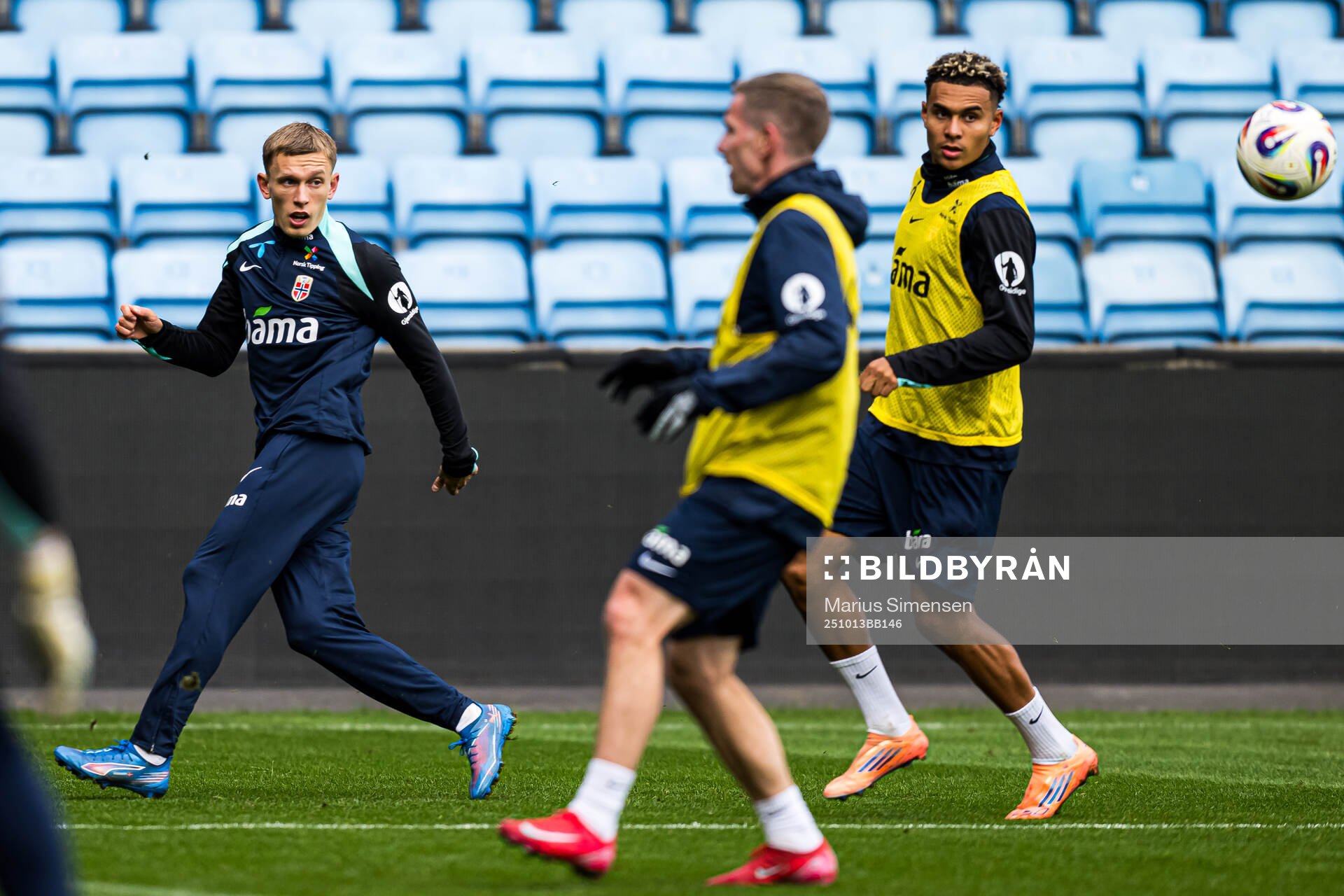 Marcus Pedersen of the Norwegian national football team