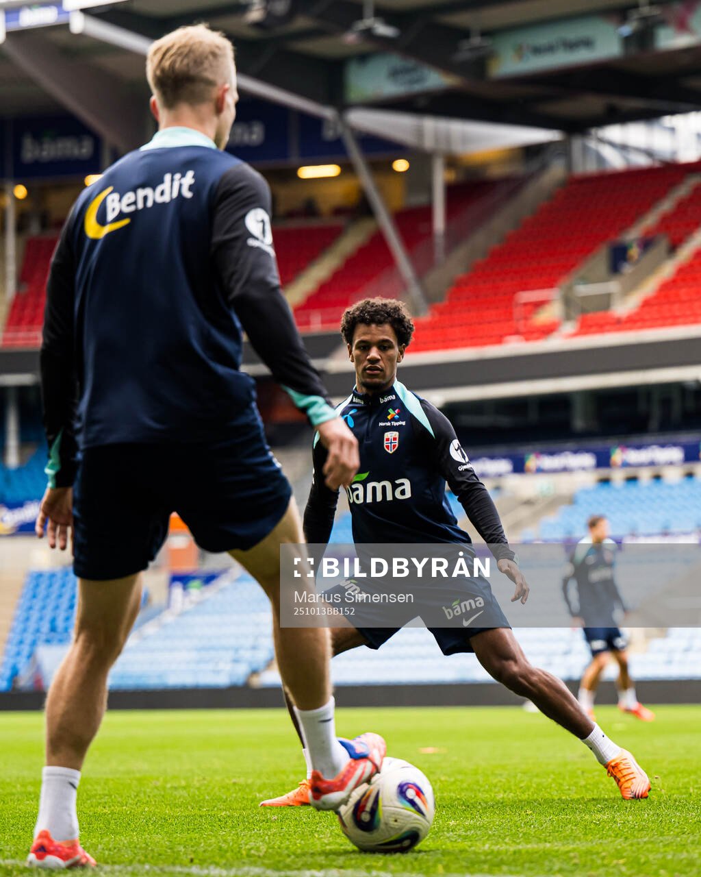 Oscar Bobb of the Norwegian national football team