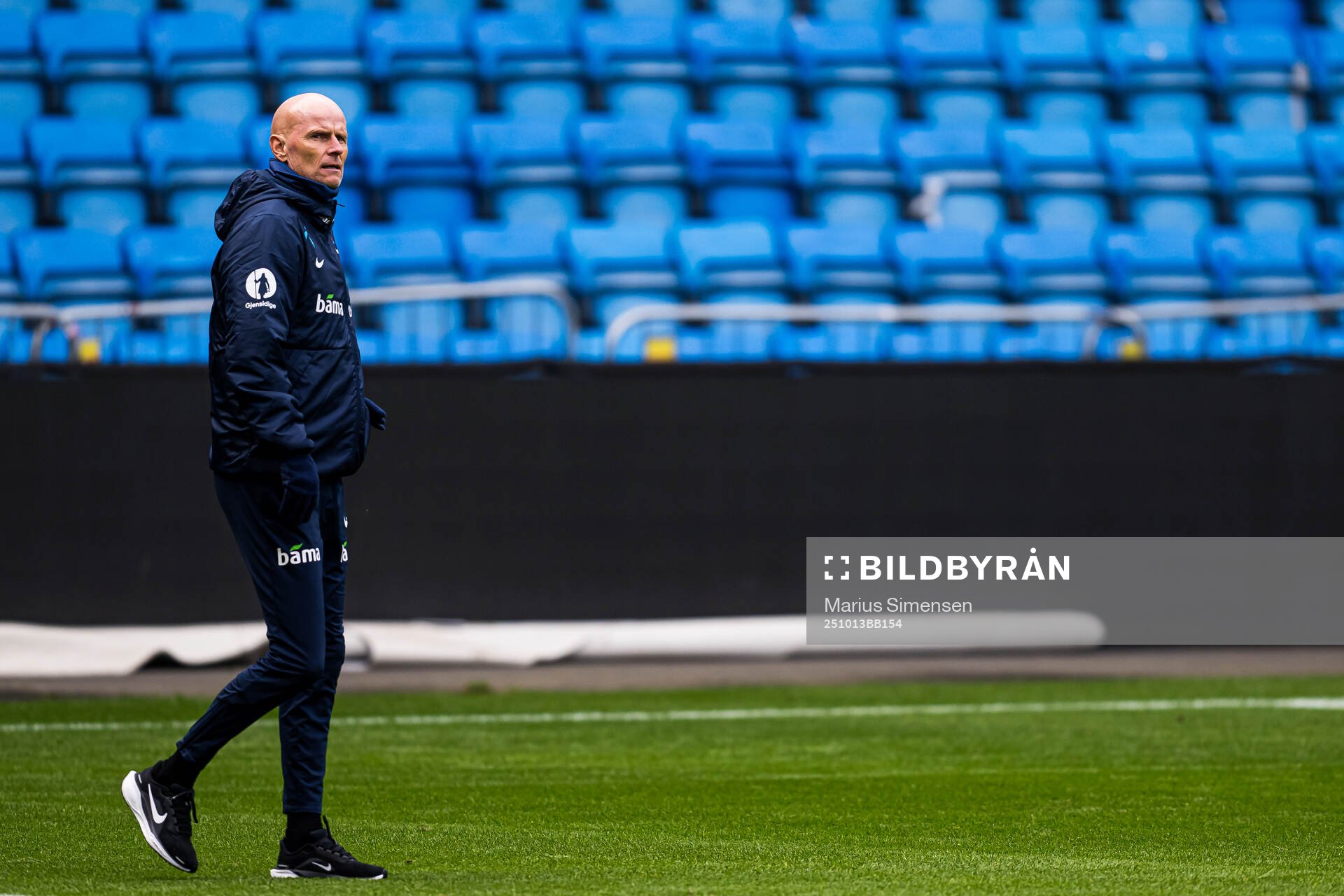 Head coach Ståle Solbakken of the Norwegian national
