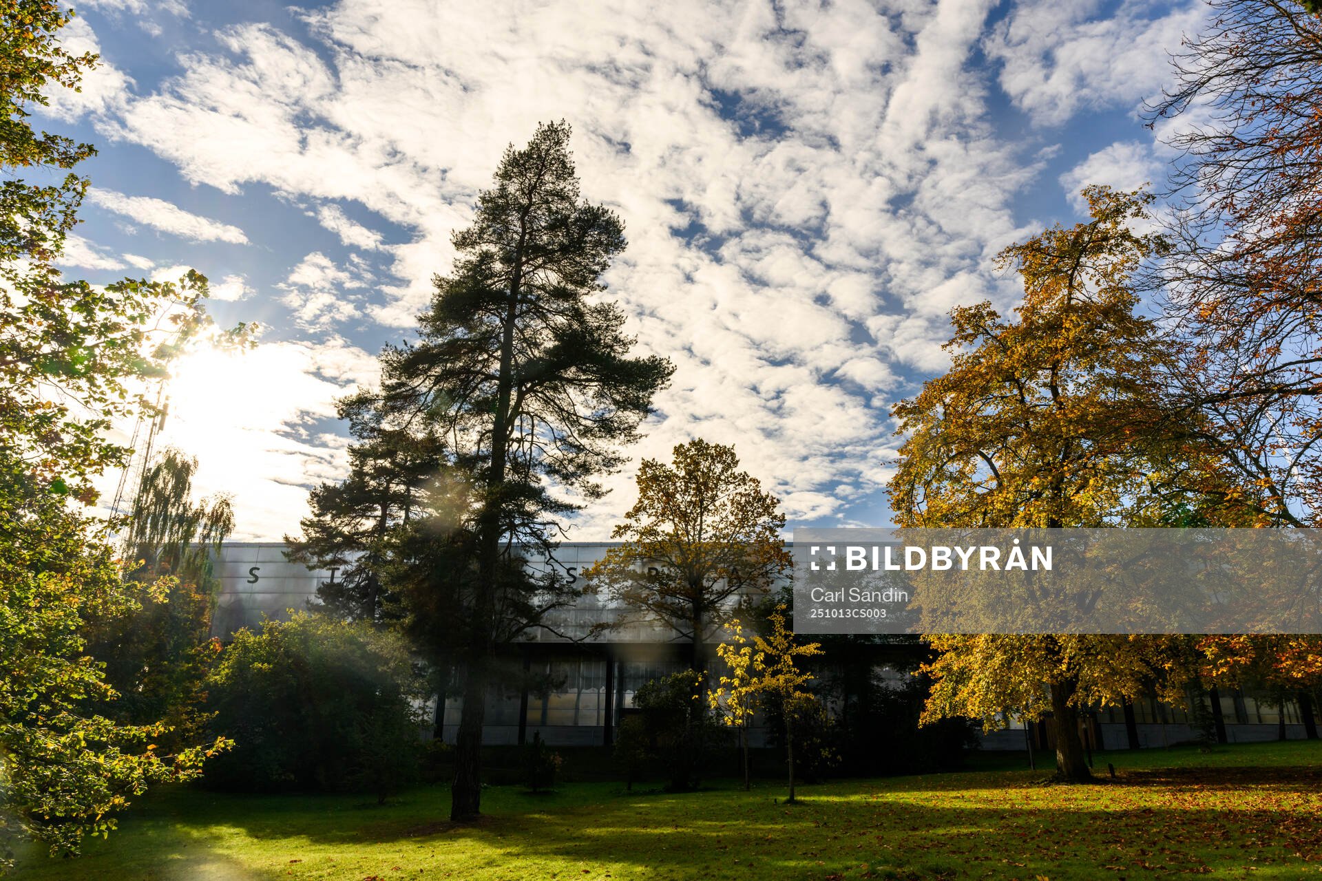 Exterior of arena Stadsparksvallen