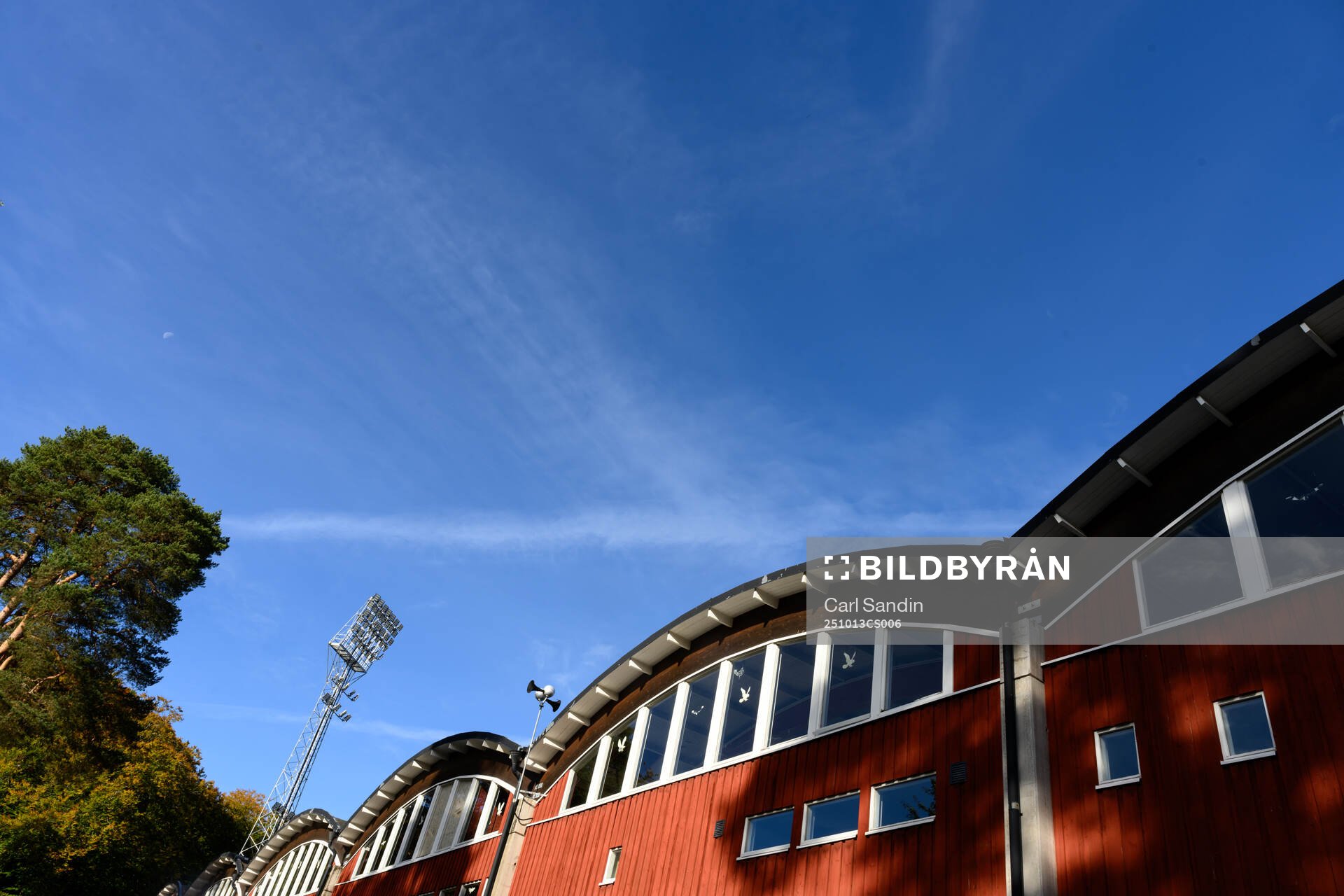 Exterior of arena Stadsparksvallen