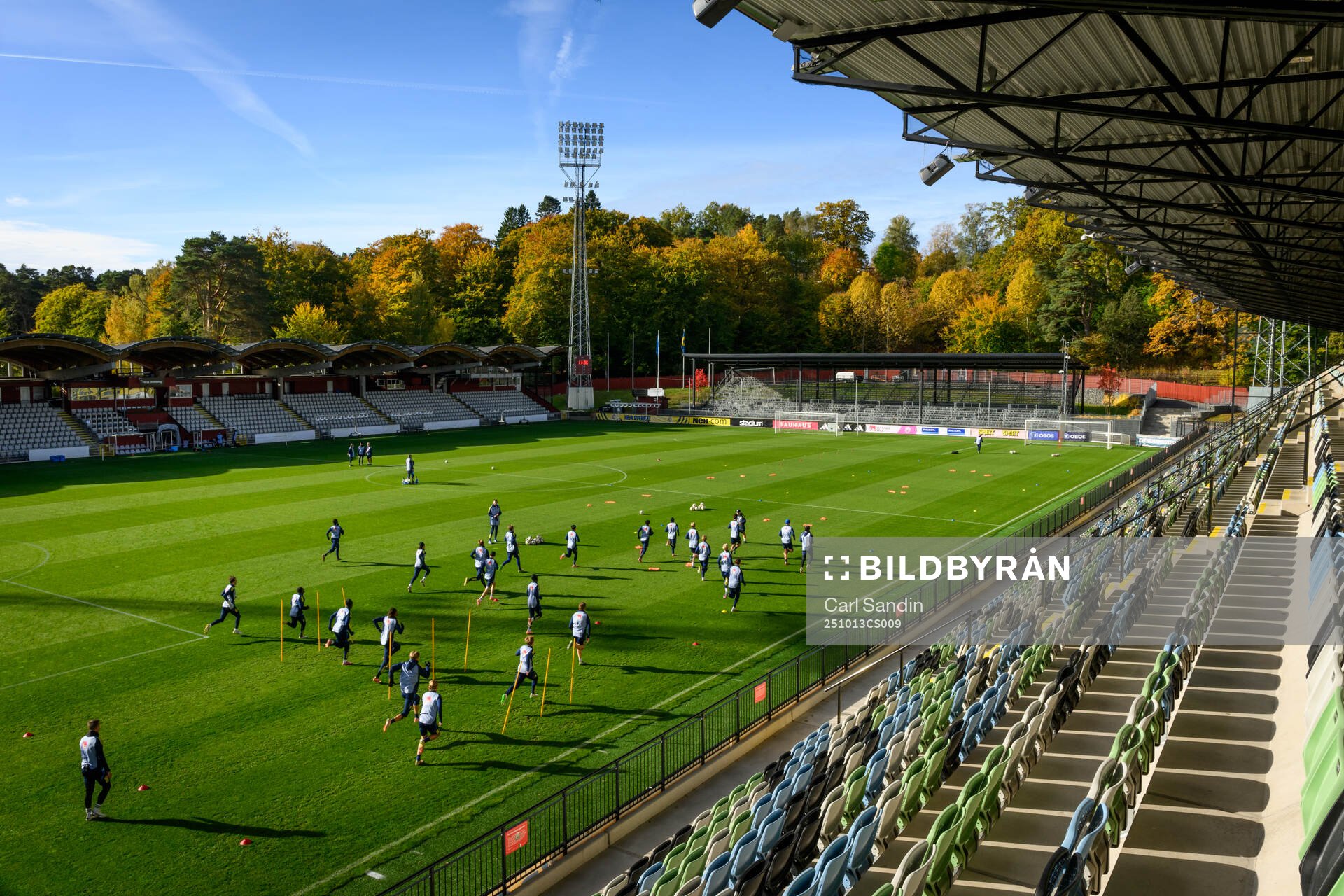 Interior of arena Stadsparksvallen