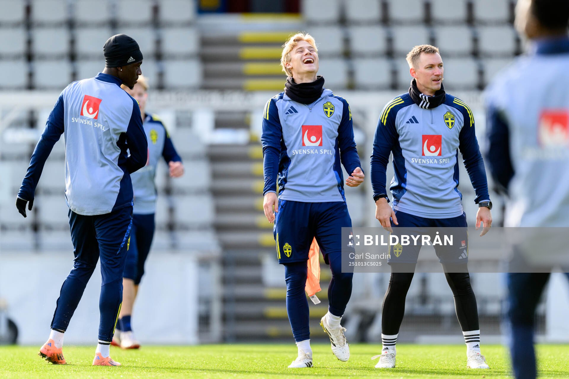 Theo Bergvall of the Swedish under-21 national football team