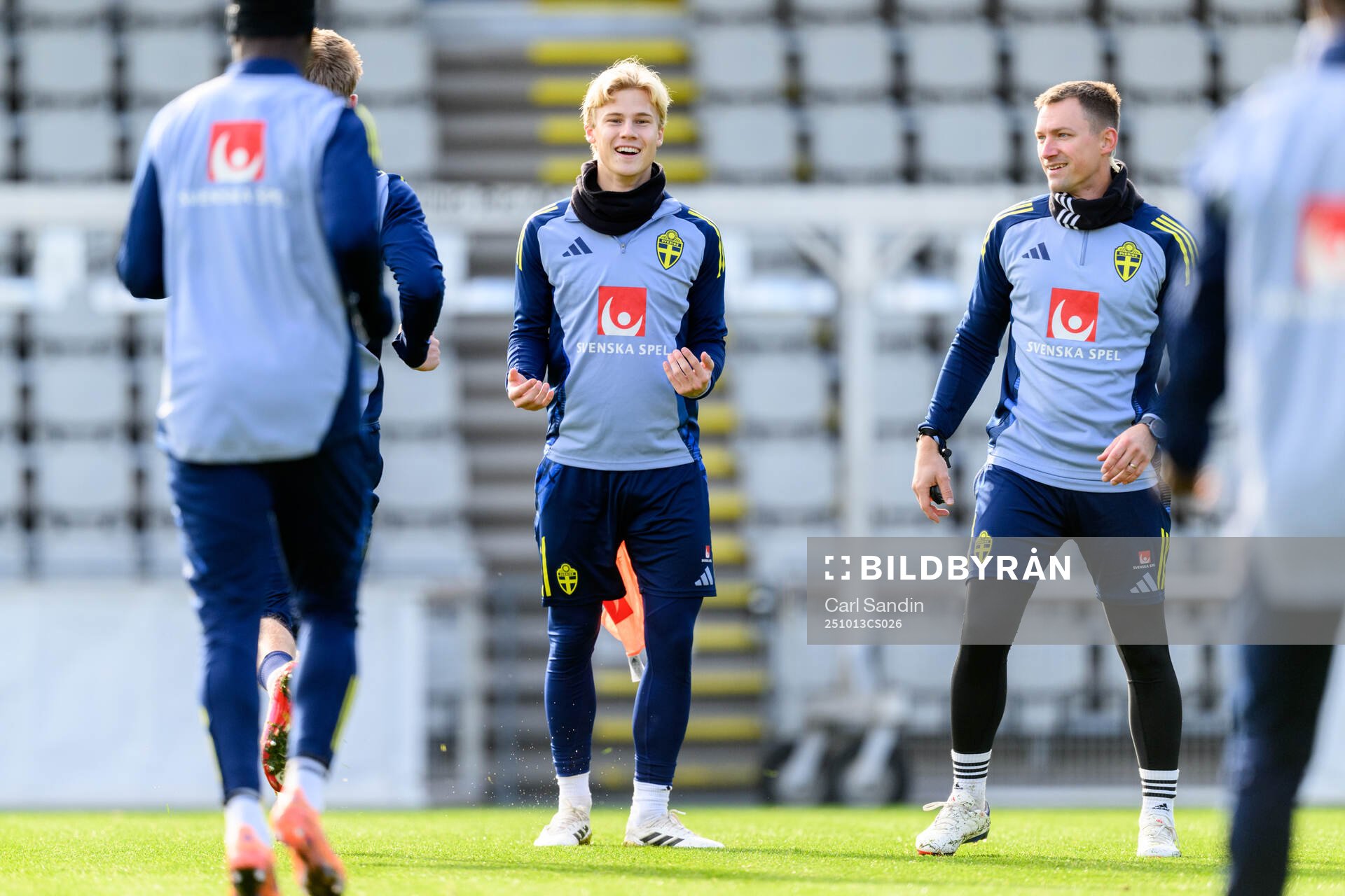 Theo Bergvall of the Swedish under-21 national football team
