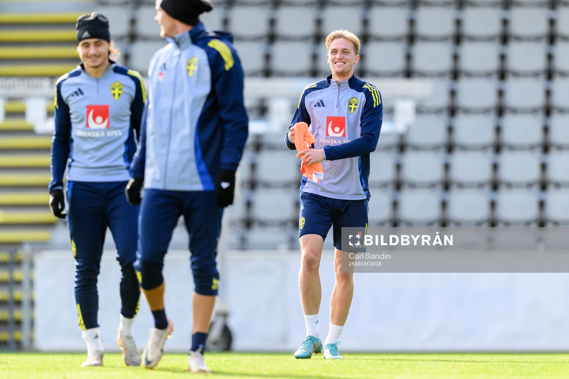Olle Samuelsson of the Swedish under-21 national football