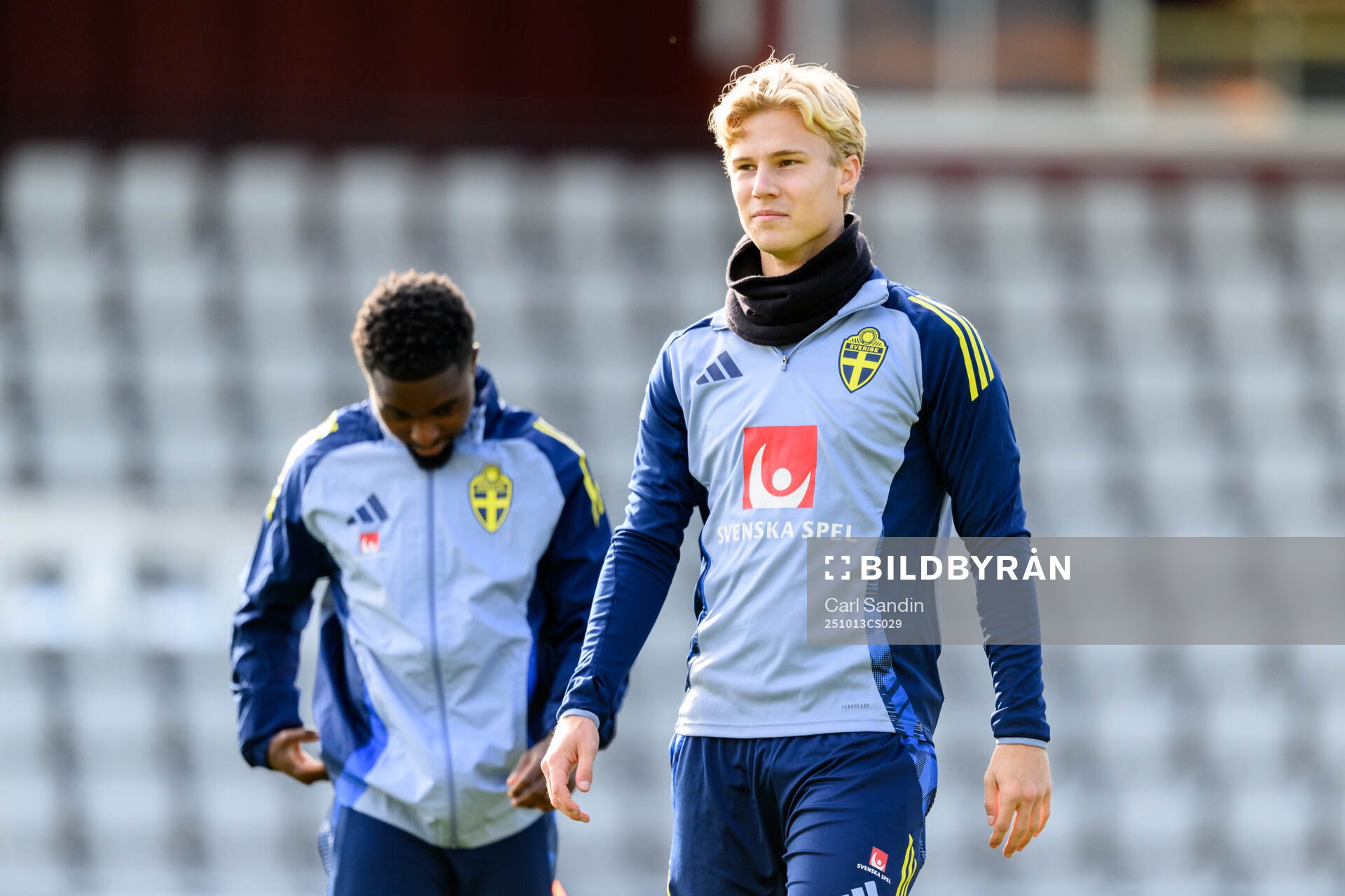 Theo Bergvall of the Swedish under-21 national football team