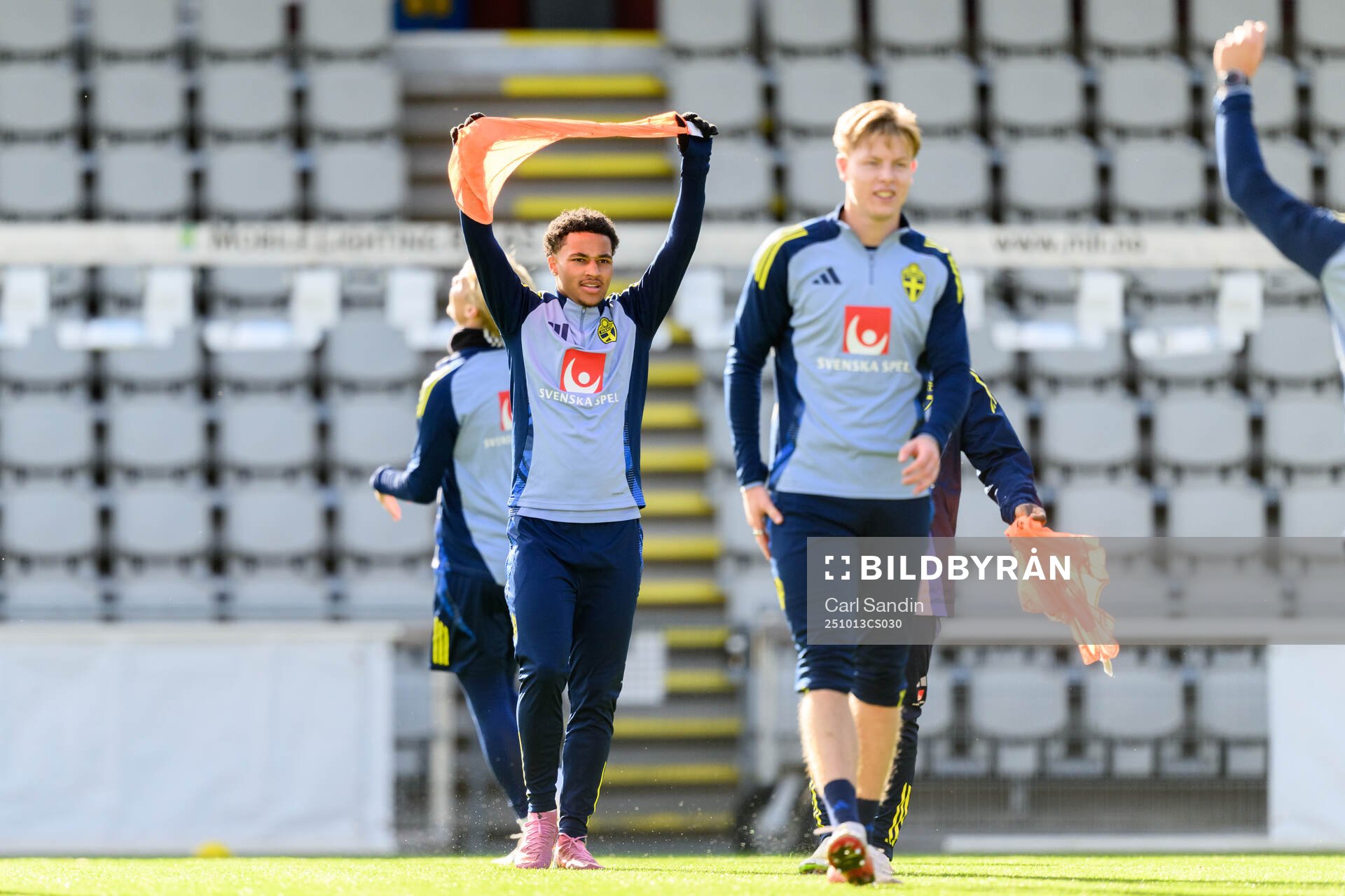 Momoduo Sonko of the Swedish under-21 national football team