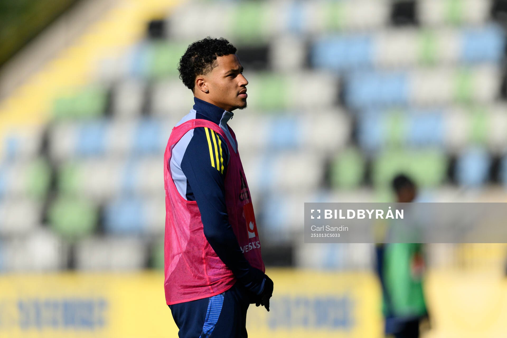 Momoduo Sonko of the Swedish under-21 national football team