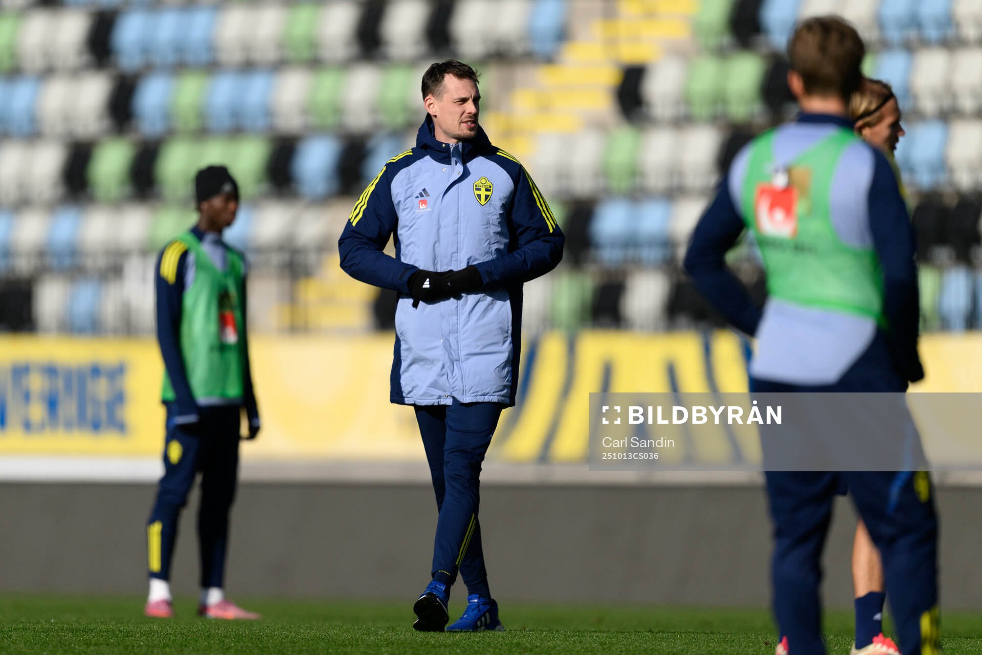 Head coach Daniel Bäckström of the Swedish under-21