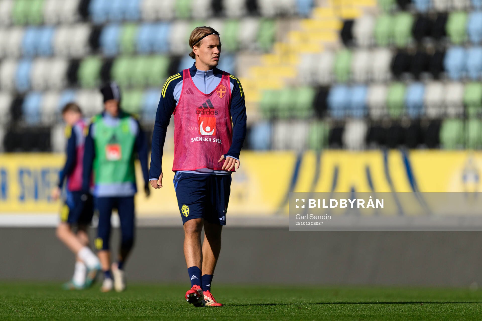 Markus Karlsson of the Swedish under-21 national football