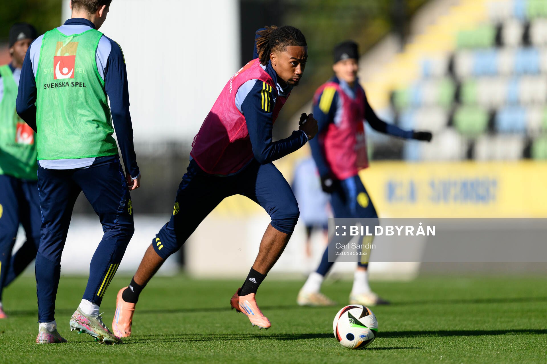 Jonah Kusi-Asare of the Swedish under-21 national football