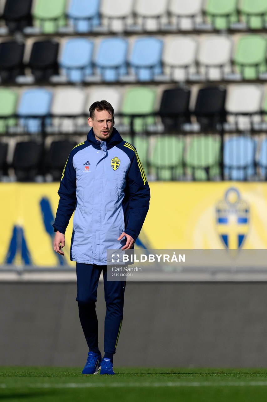 Head coach Daniel Bäckström of the Swedish under-21