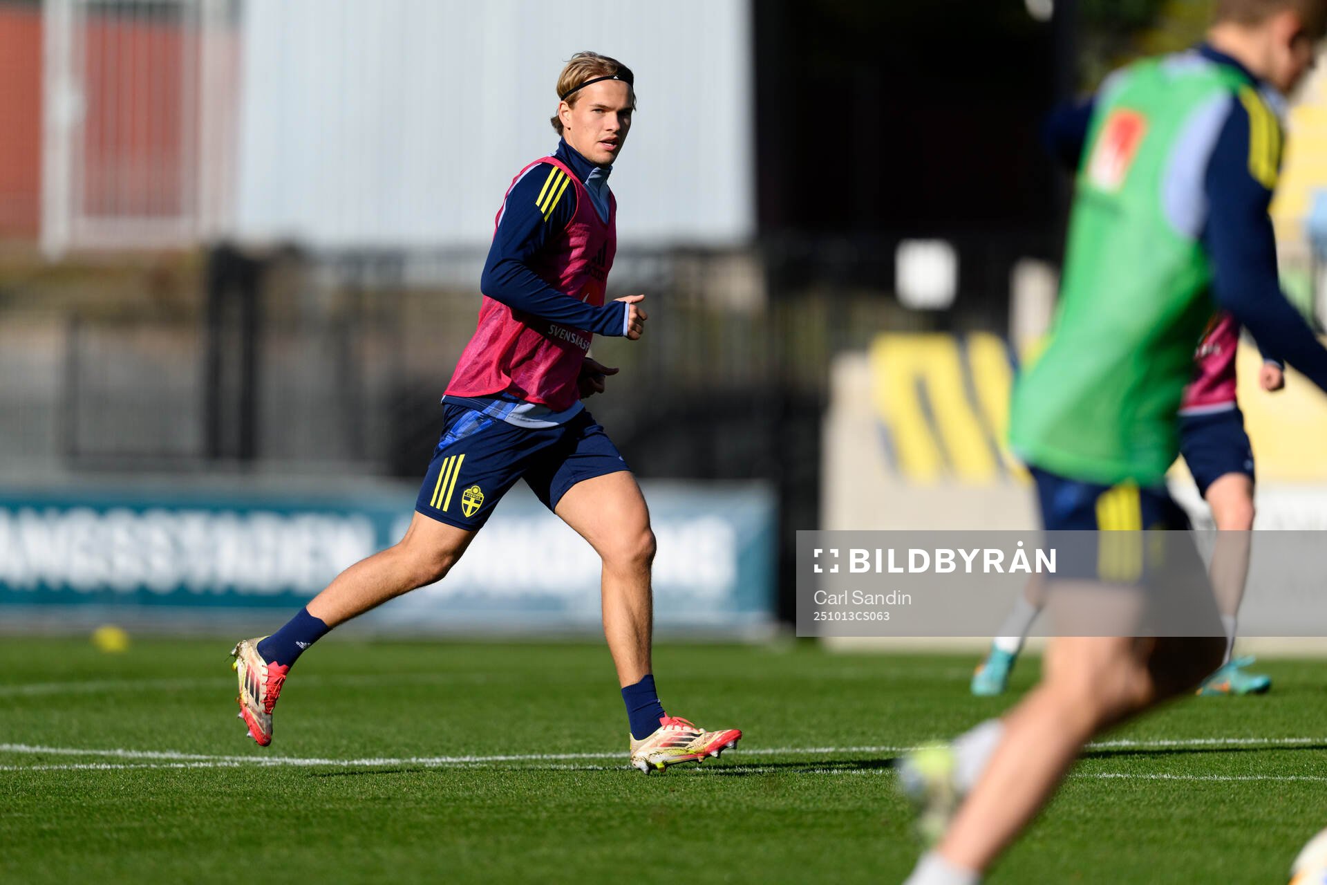 Markus Karlsson of the Swedish under-21 national football