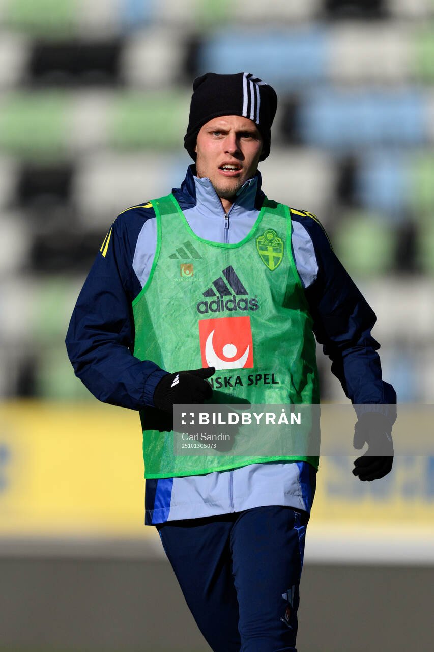 Lukas Björklund of the Swedish under-21 national football