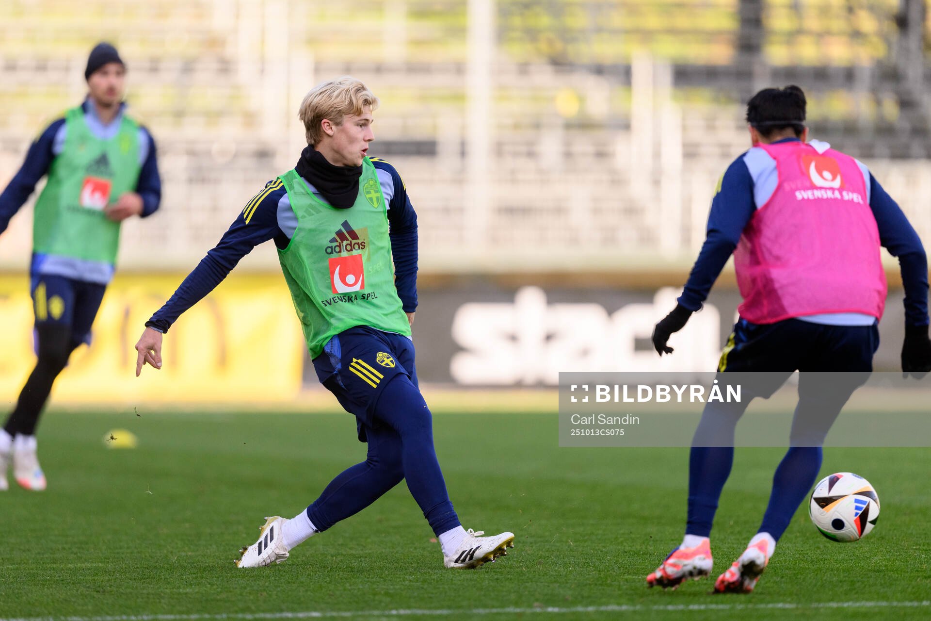 Theo Bergvall of the Swedish under-21 national football team