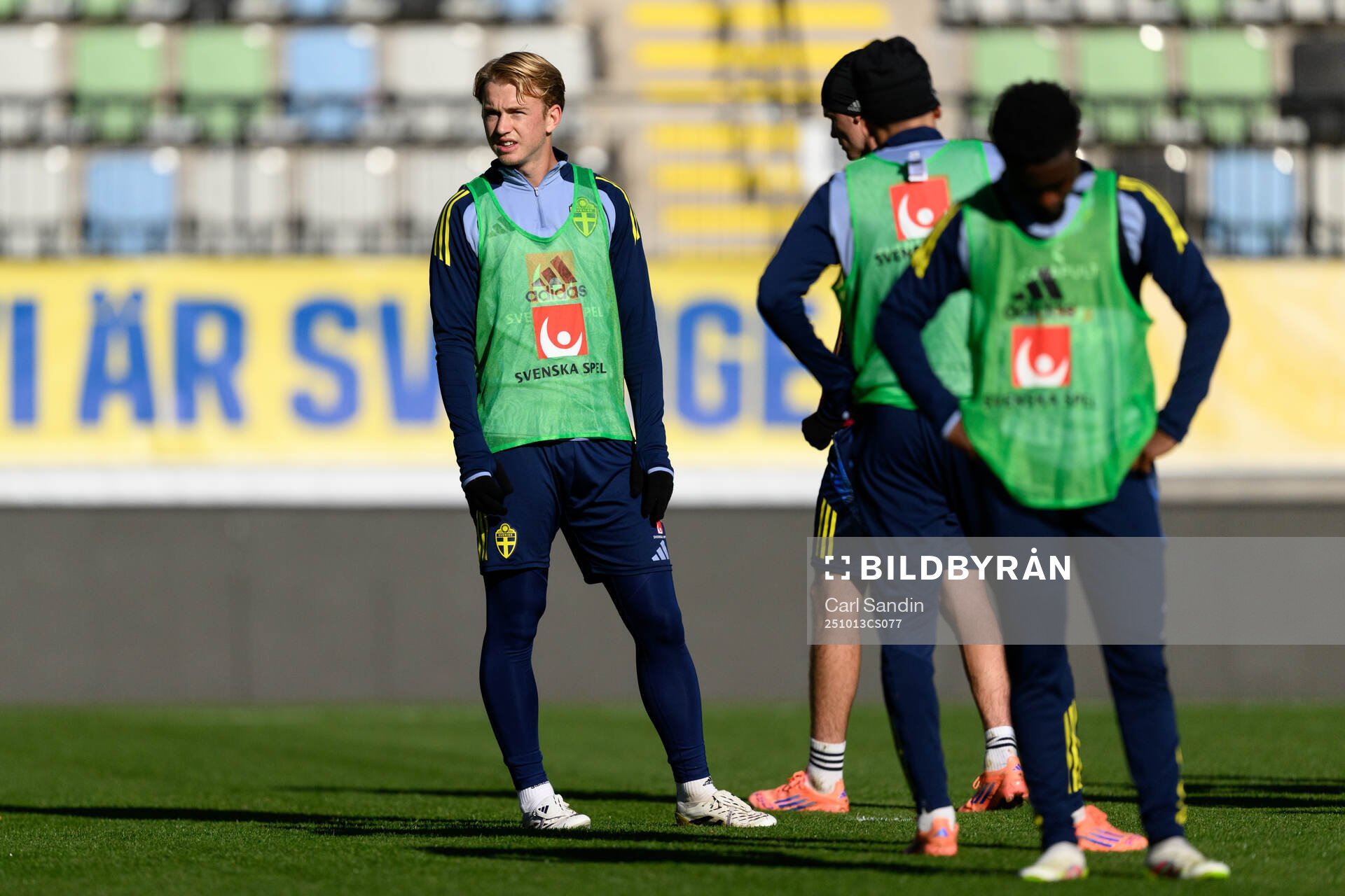 Noah Tolf of the Swedish under-21 national football team